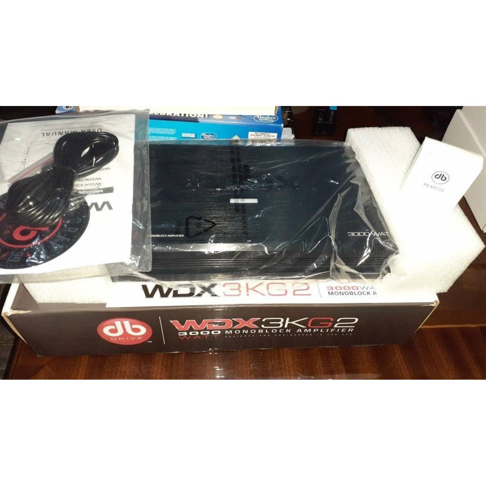 Amplificador Monoblock DB Drive WDX 3KG2 3000 Watts Cla ... 