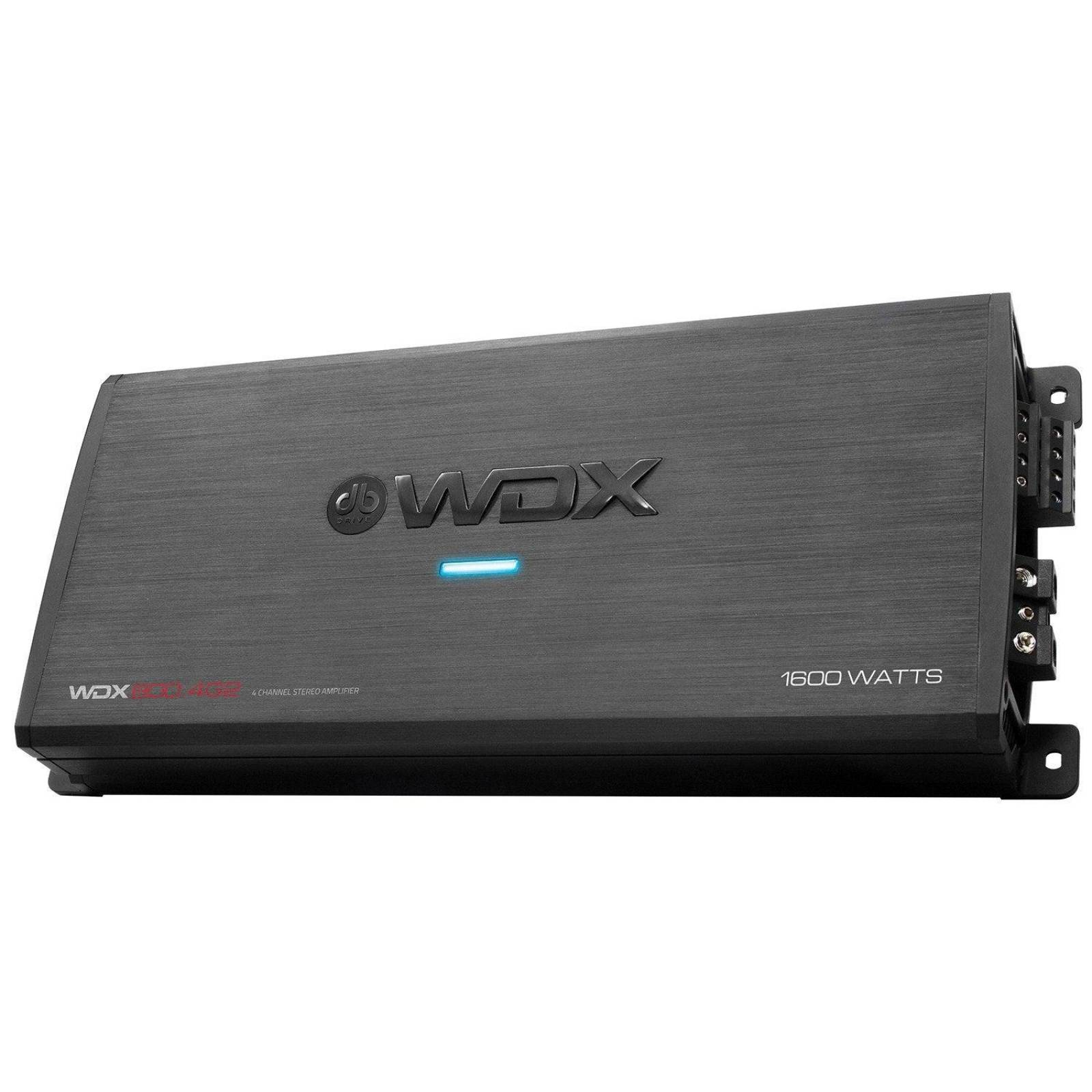 Amplificador 4 Canales DB Drive WDX800.4G2 1600 Watts Clase AB 2 Ohms WDX Series