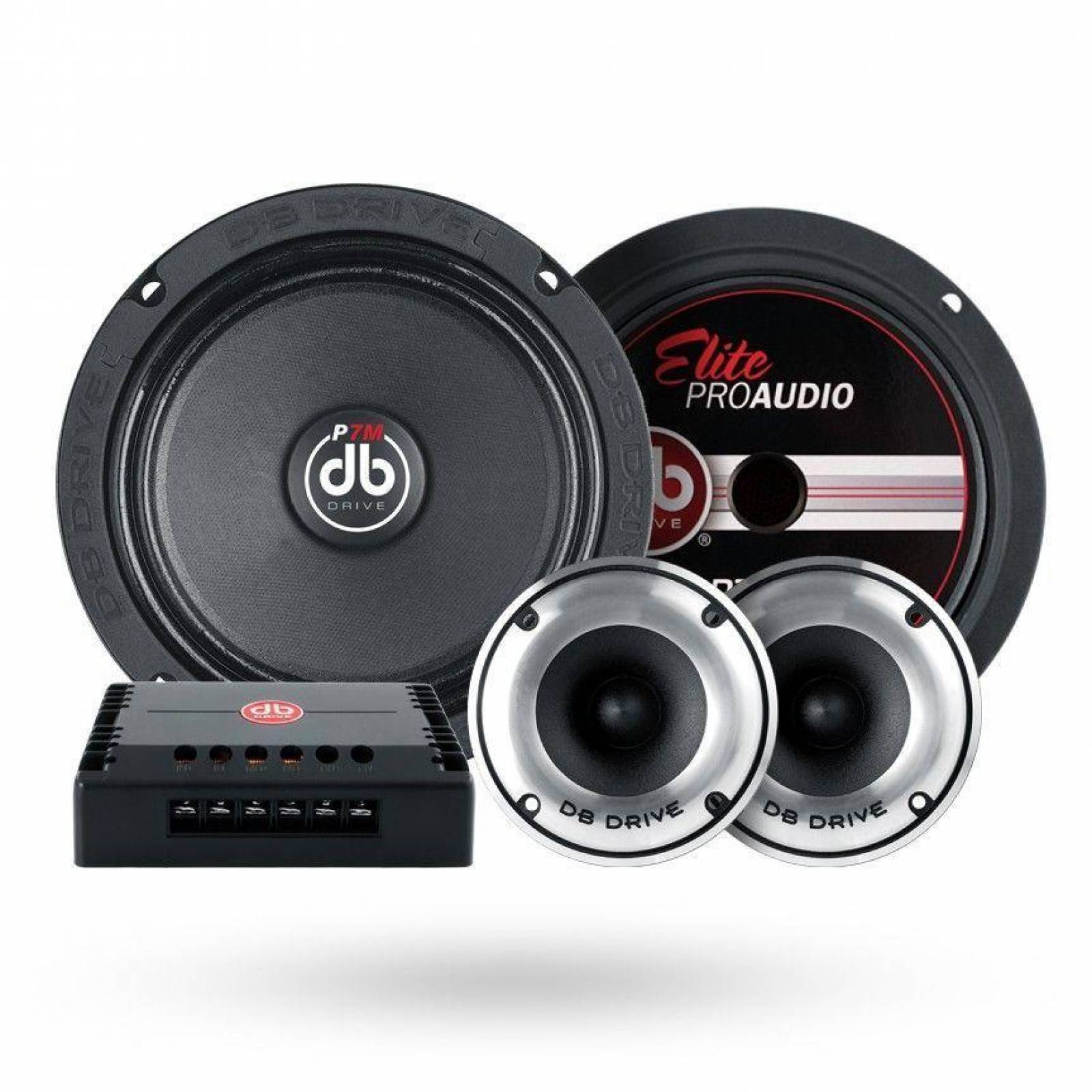 Set De Medios Rangos Db Drive P7 6k Bocinas 6.5 500w 8 Ohm 