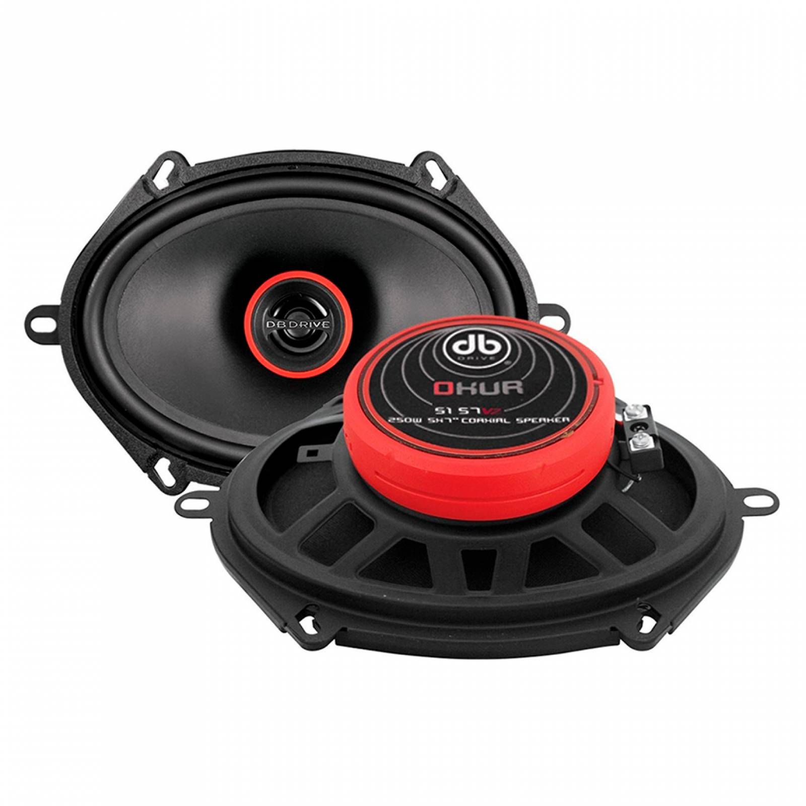 Bocinas Coaxiales DB Drive S1 57v2 250 Watts 5x7 Pulgad ...