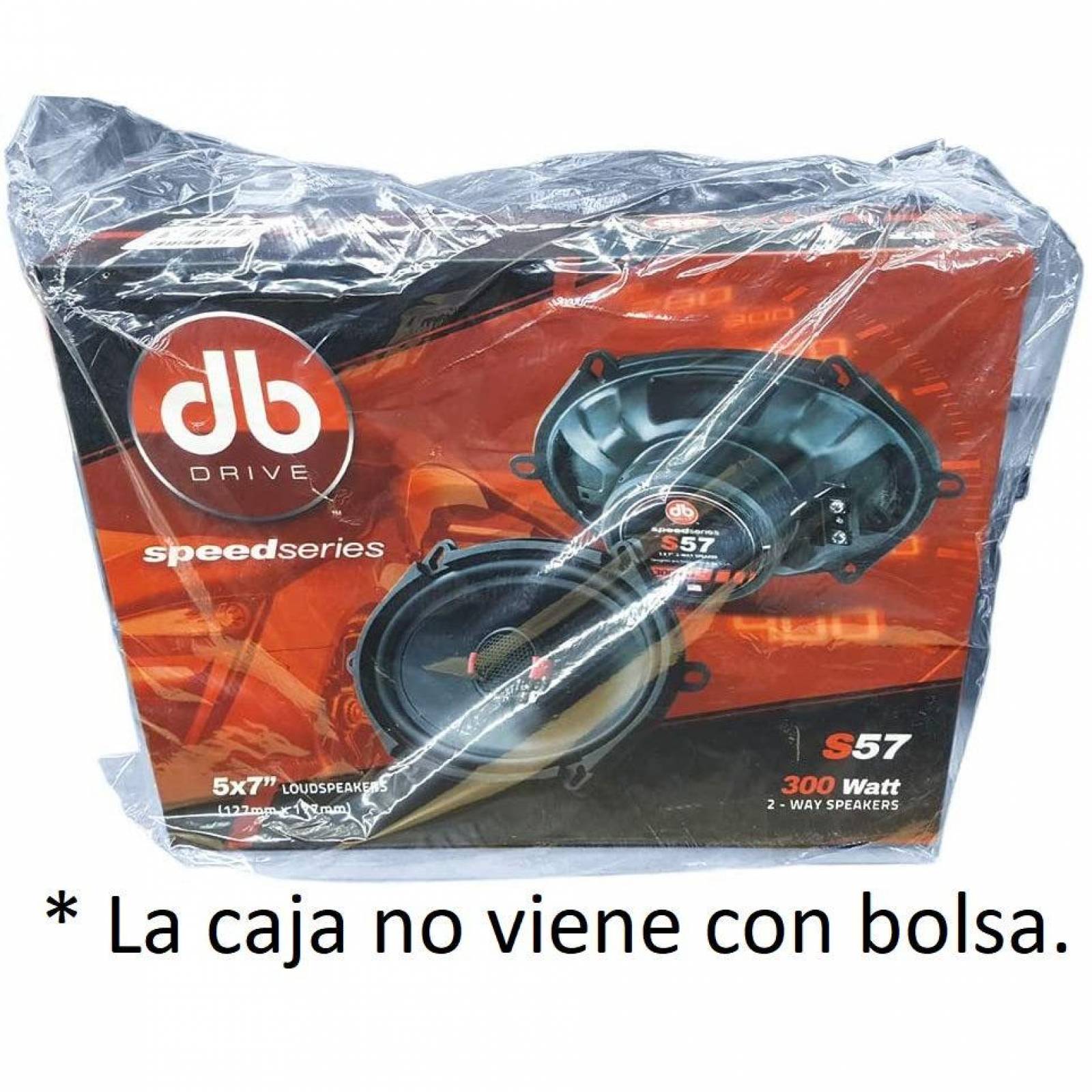 Bocinas Coaxiales DB Drive S57 300 Watts 5x7 Pulgadas 4 ... 