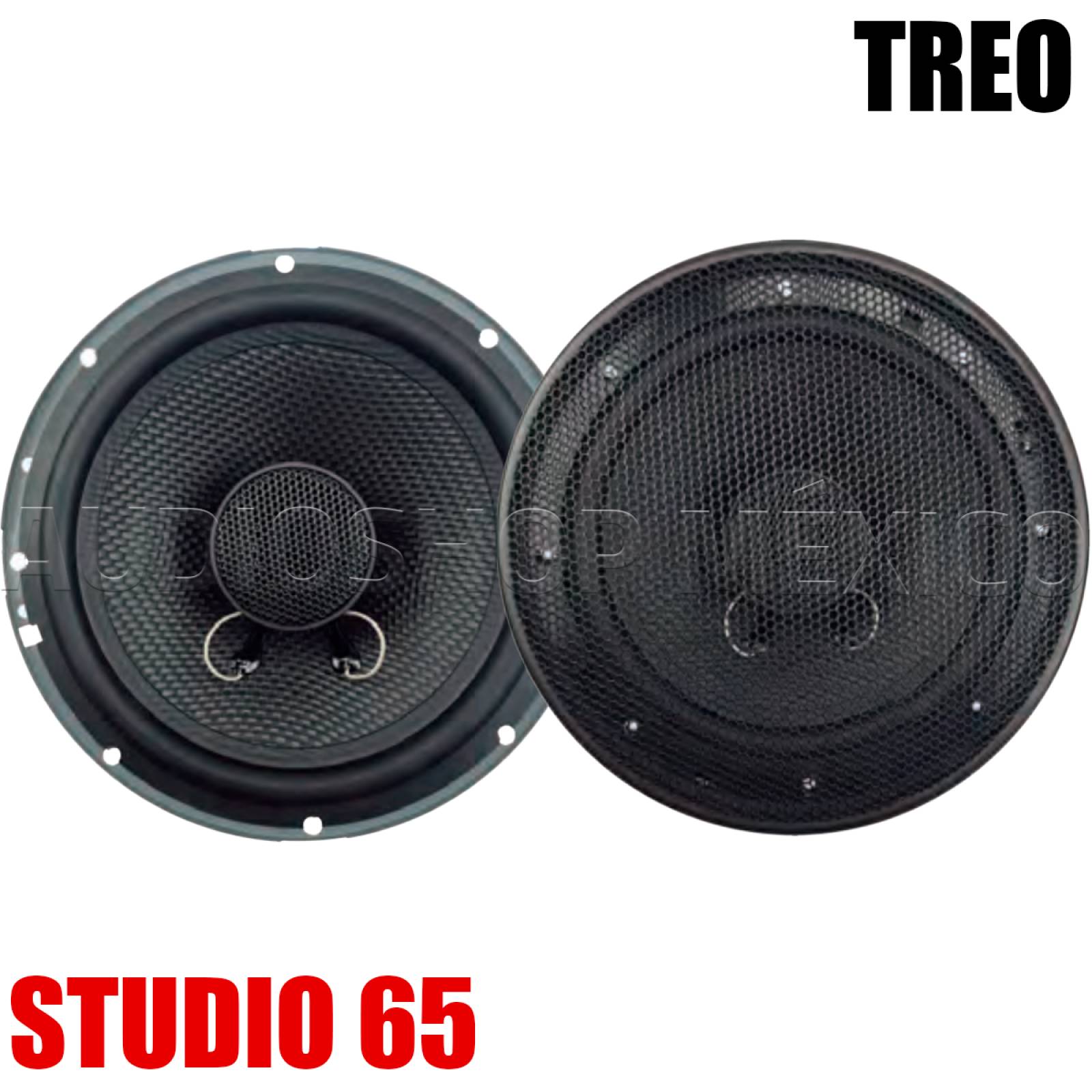 Bocinas Coaxiales Treo STUDIO65 700 Watts 6.5 Pulgadas 4 Ohms 3 Vías 