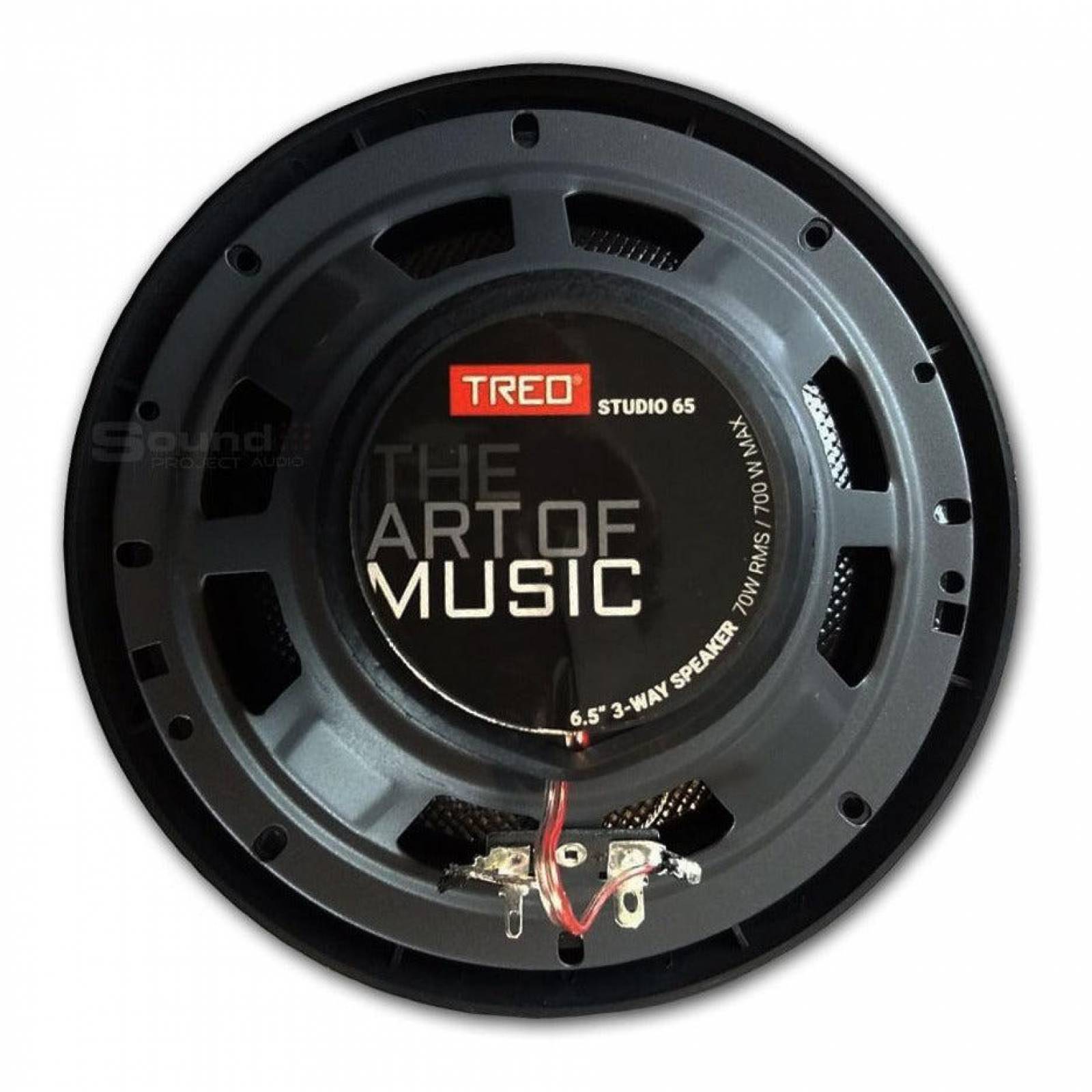 Bocinas Coaxiales Treo STUDIO65 700 Watts 6.5 Pulgadas 4 Ohms 3 Vías 