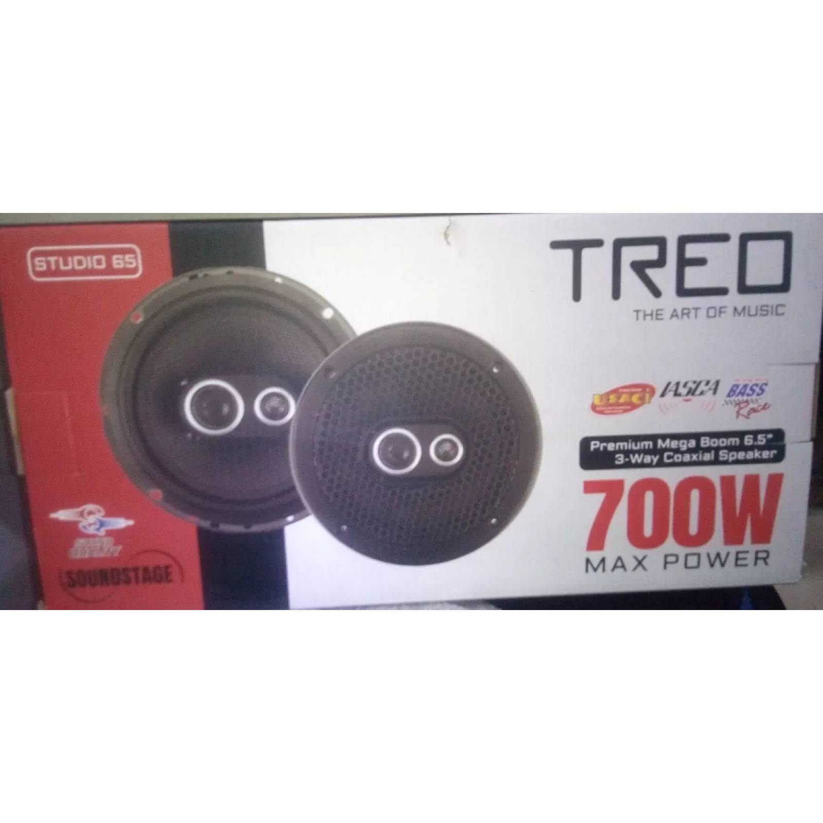 Bocinas Coaxiales Treo STUDIO65 700 Watts 6.5 Pulgadas 4 Ohms 3 Vías 