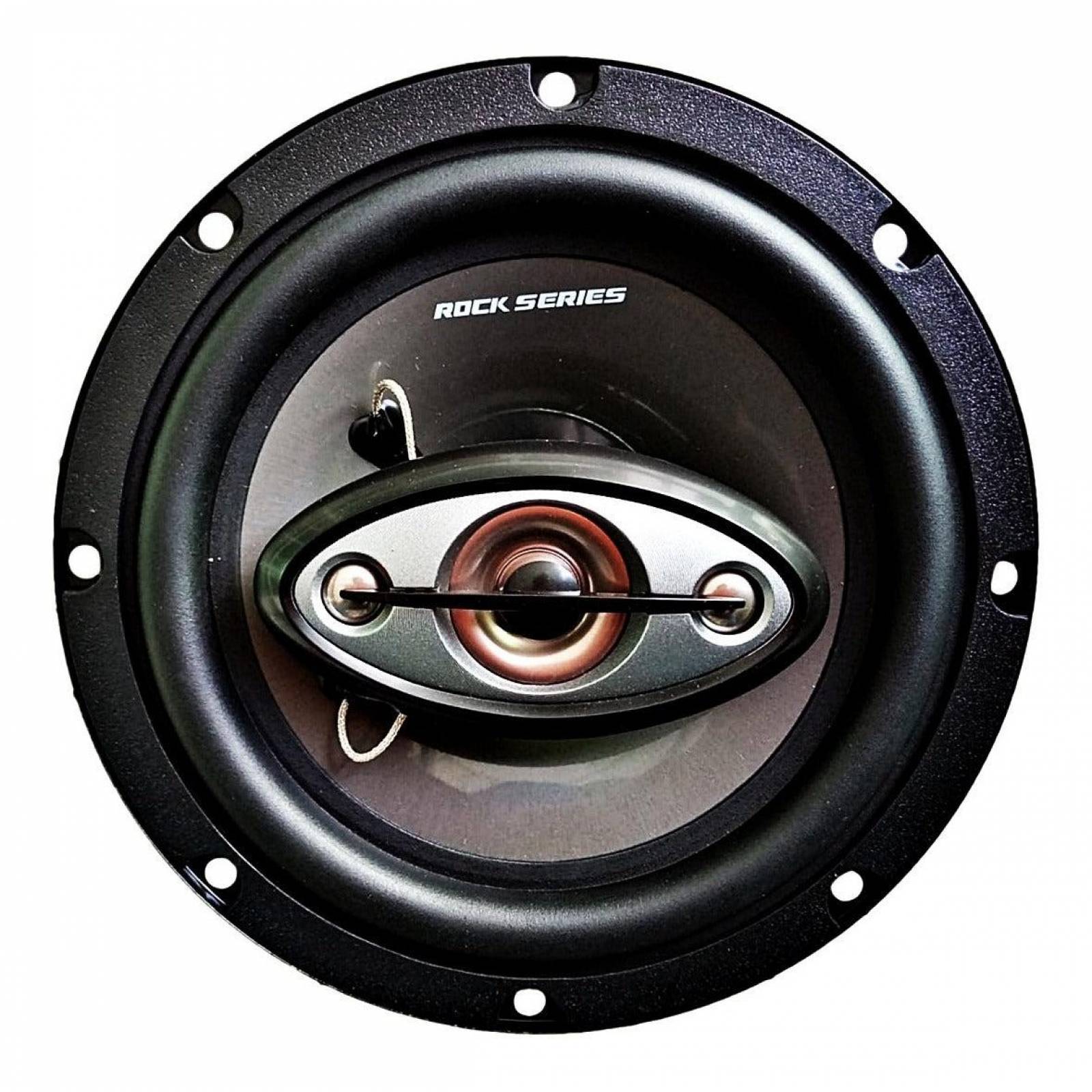 Bocinas Coaxiales Rock Series Rks-p654 240 Watts 6.5 Pulgadas 4 Vías 