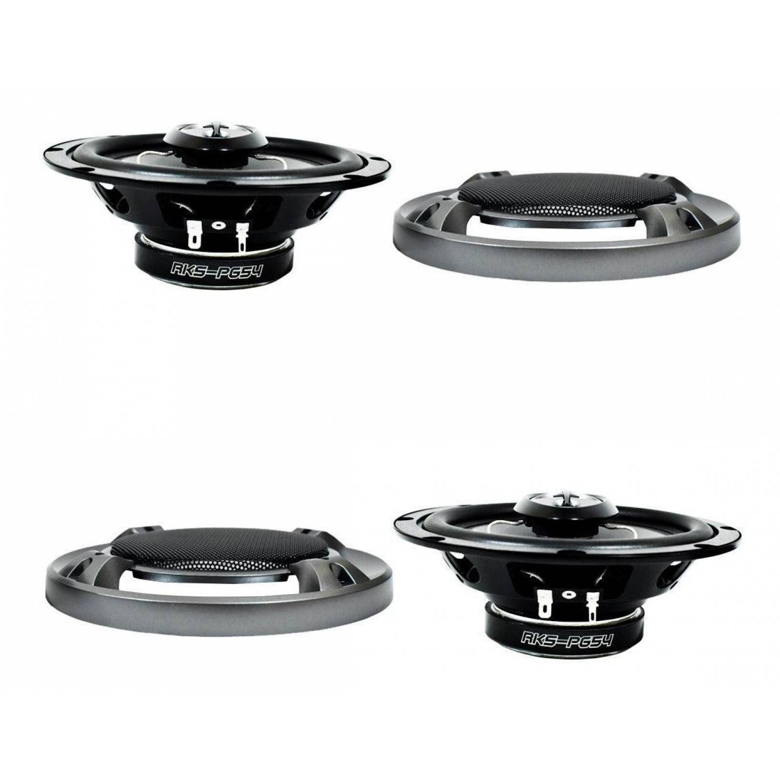 Bocinas Coaxiales Rock Series Rks-p654 240 Watts 6.5 Pulgadas 4 Vías 