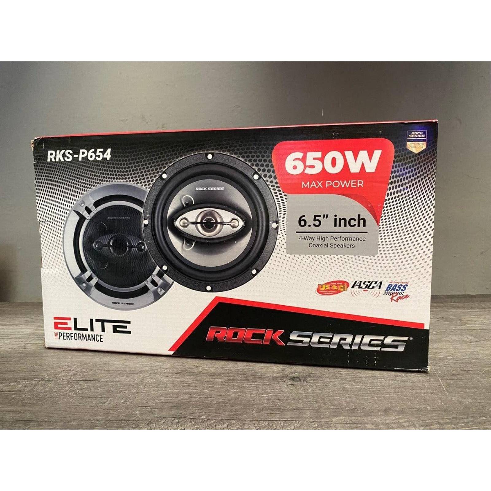 Bocinas Coaxiales Rock Series Rks-p654 240 Watts 6.5 Pulgadas 4 Vías 
