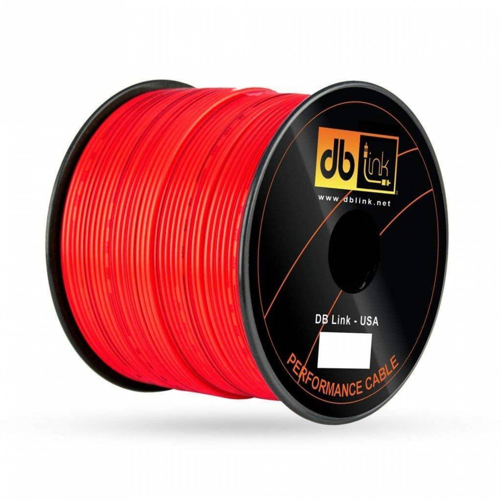 Rollo de Cable DB Link RW18R500Z Rojo Calibre 18 500 pies 152.4 metros 