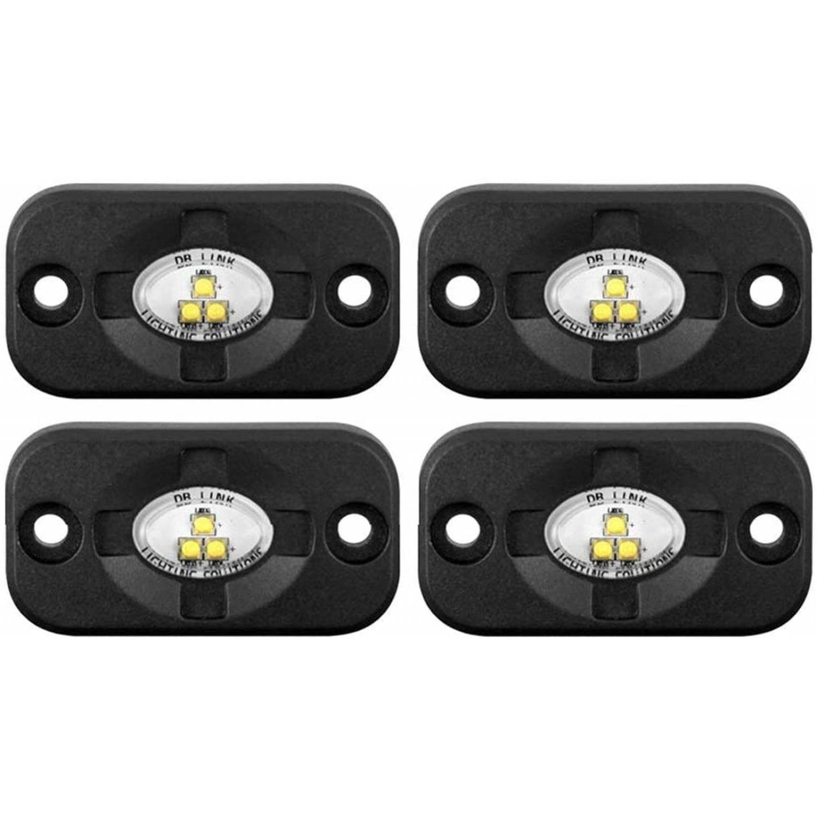 Kit de 4 Faros LED DB Link Lighting Solutions DBSMRGB-4 RGB LED 6 Watts 10-30 Volts
