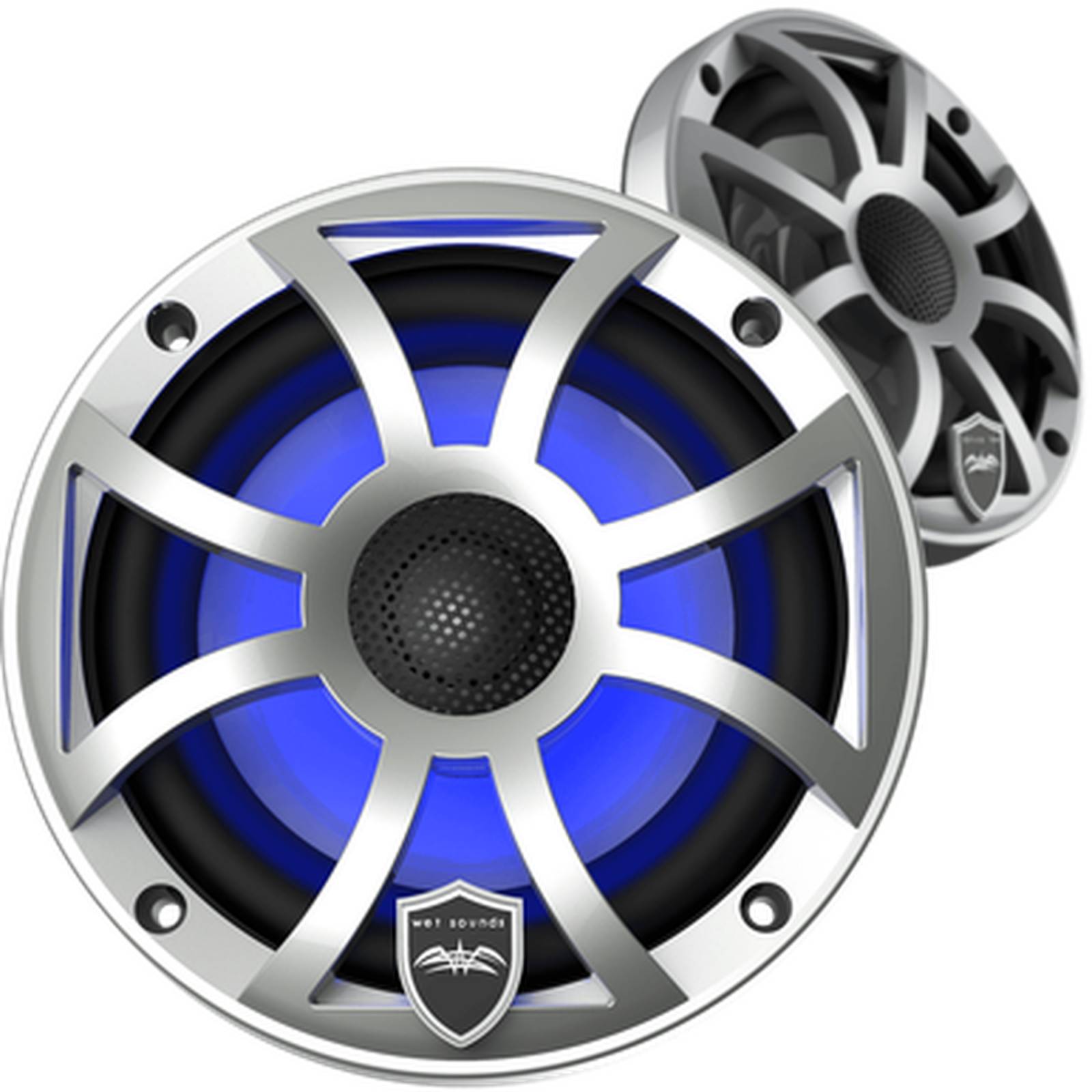 Bocinas Coaxiales Marinas Wet Sounds REVO 6 XS-S 200 Watts 6.5 Pulgadas 4 Ohms Color Plata 