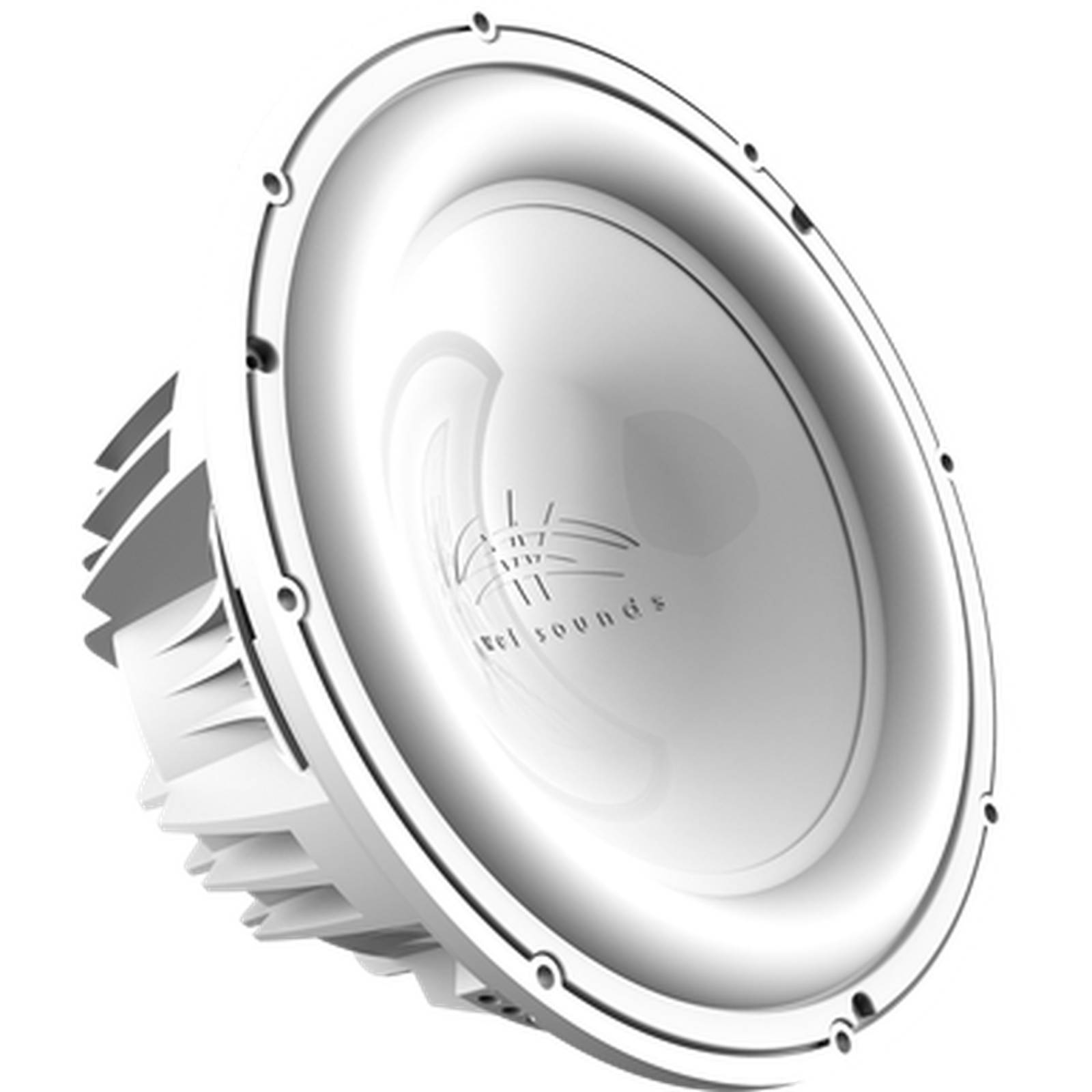 Subwoofer Marino Wet Sounds REVO 12 FA S2-W 800 Watts 12 Pulgadas 2 Ohms Free Air Color Blanco 