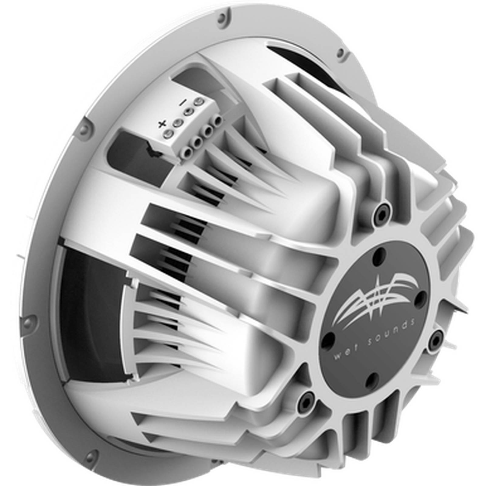 Subwoofer Marino Wet Sounds REVO 12 FA S2-W 800 Watts 12 Pulgadas 2 Ohms Free Air Color Blanco 