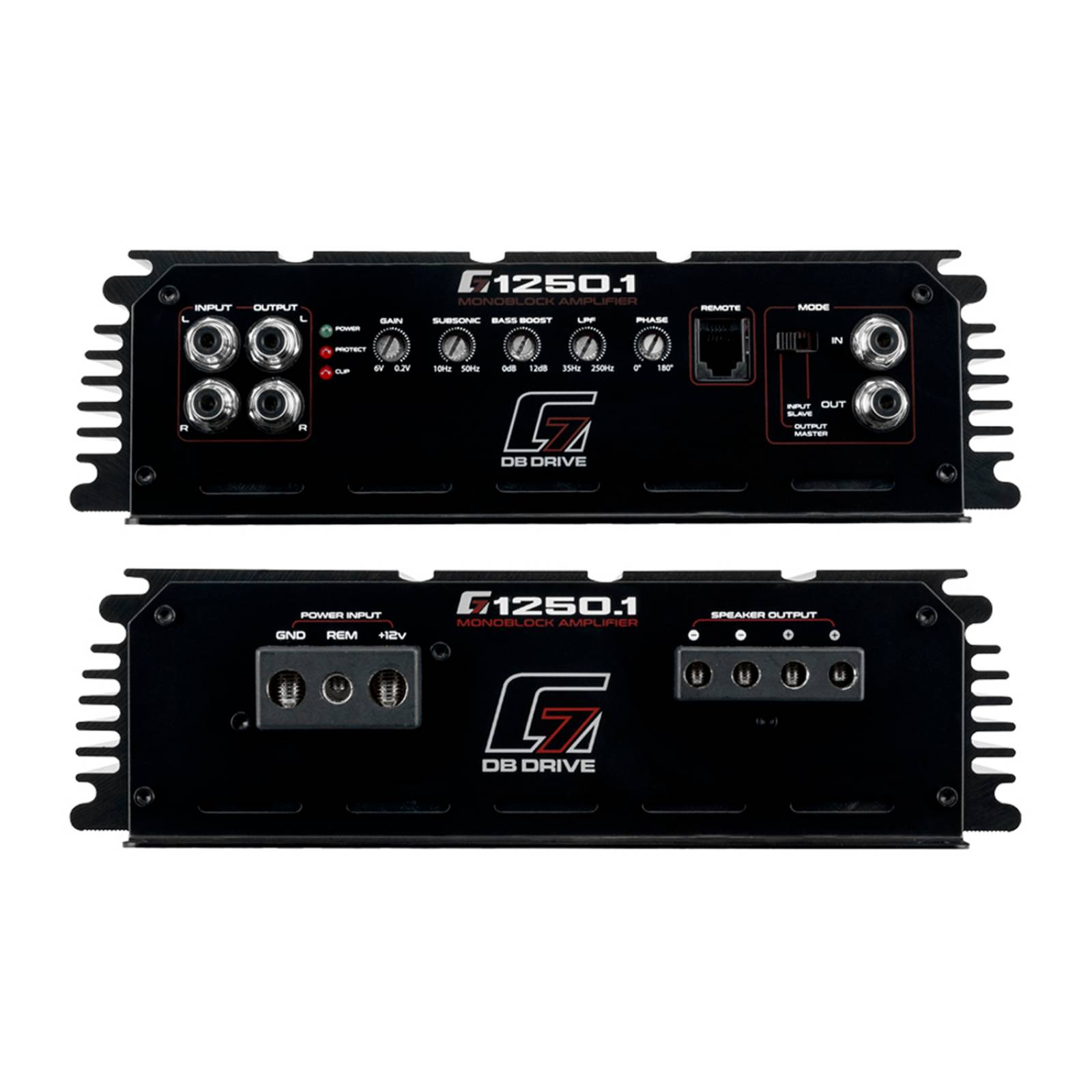 Amplificador Db Drive monobloque clase D de 1250W G7 1250.1 