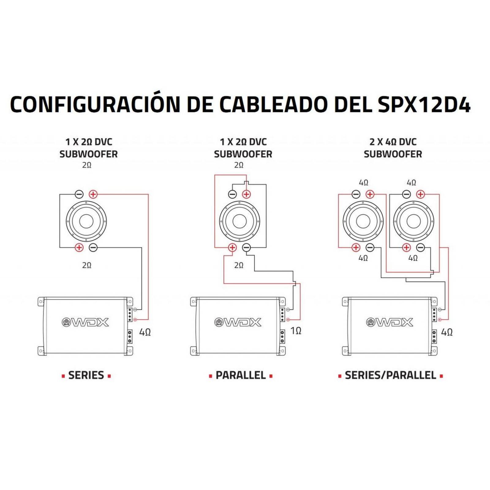 Subwoofer de Competencia DB Drive SPX12D4 900 Watts 12 ... 