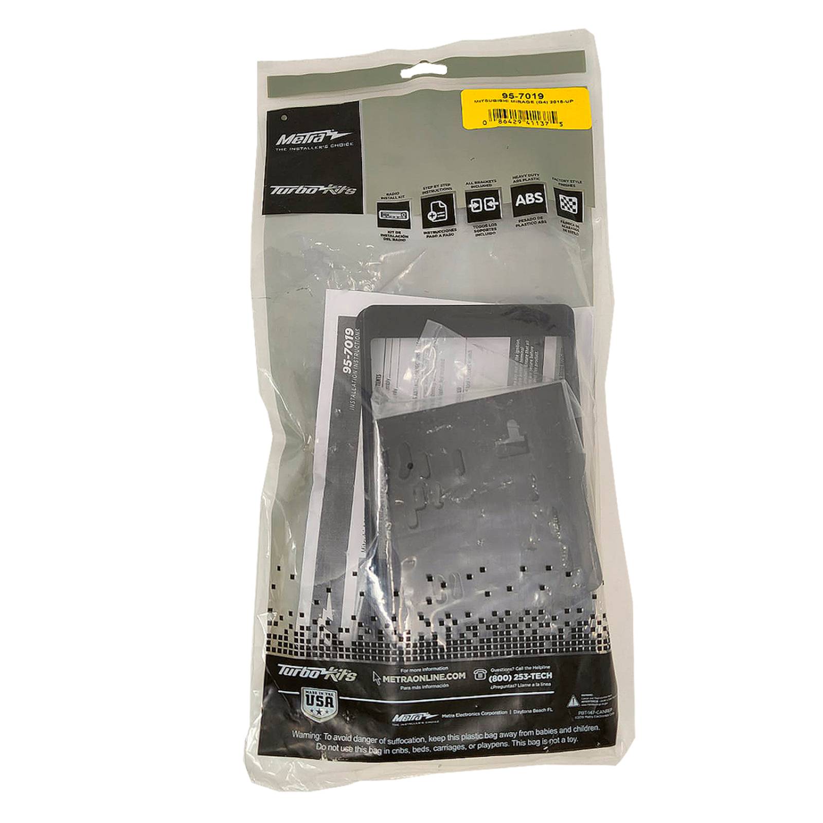 Frente Estéreo 2 Din Mitsubishi Mirage 17-20 957019 Marca:Metra