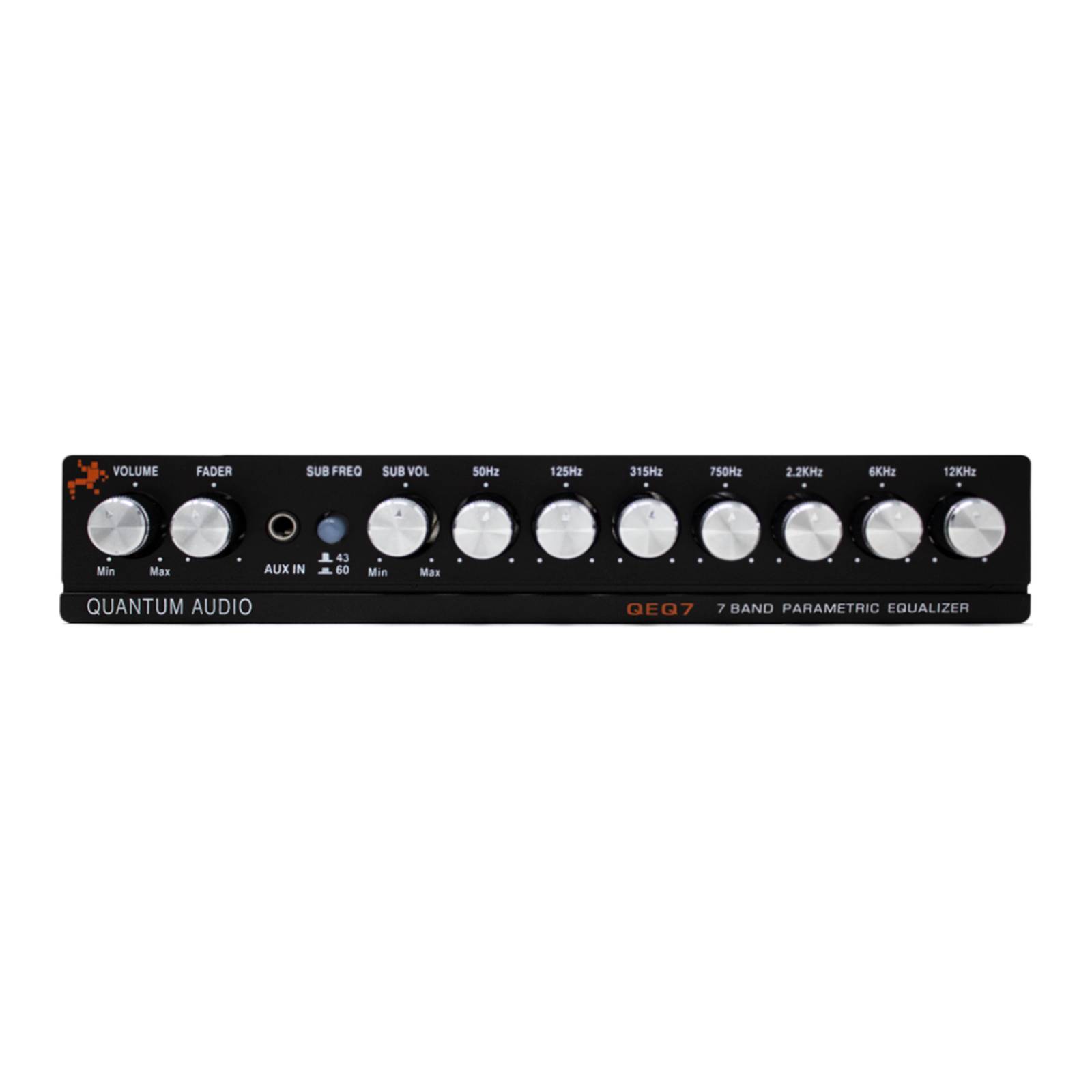 Ecualizador Paramétrico 7 Bandas Quantum Audio QEQ7 7 Volts Max 