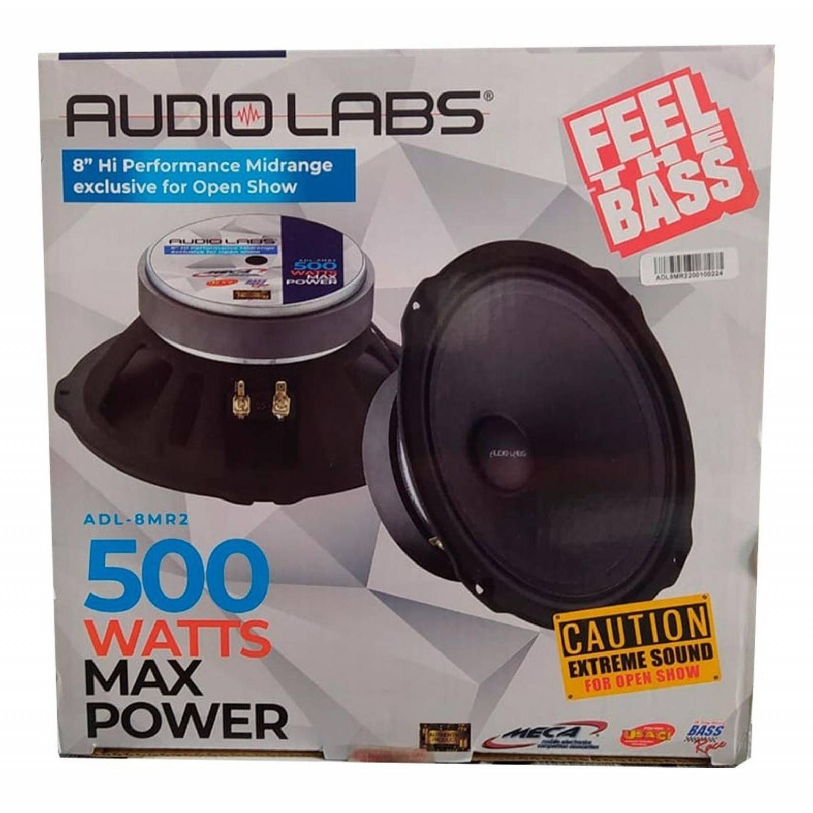 Medio Rango para Open Show Audio Labs ADL-8MR2 500 Watts 8" 8 Ohms 250 Watts RMS (Venta individual) 