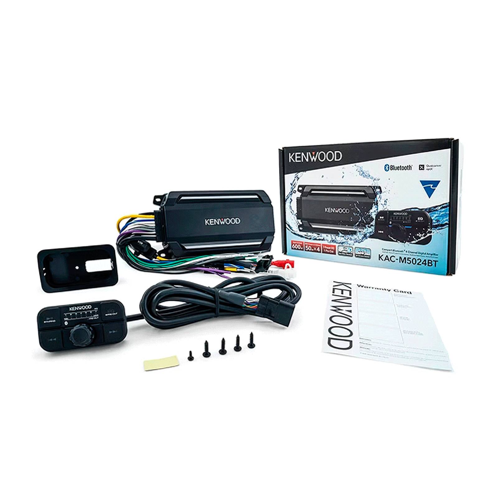 Amplificador Kenwood Kac-m5024bt De 4 Canales 