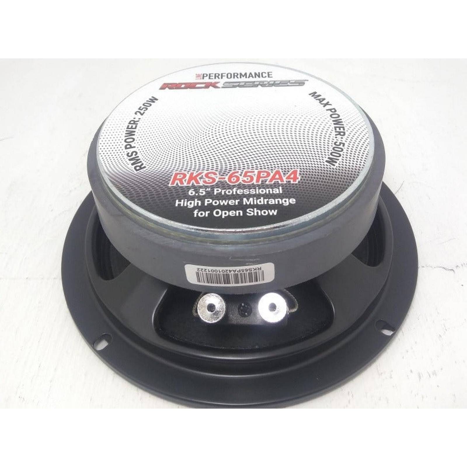 Par de Medios Rangos Open Show Rock Series RKS-65PA4 500 Watts 6.5 Pulgadas 4 Ohms Performance Serie 