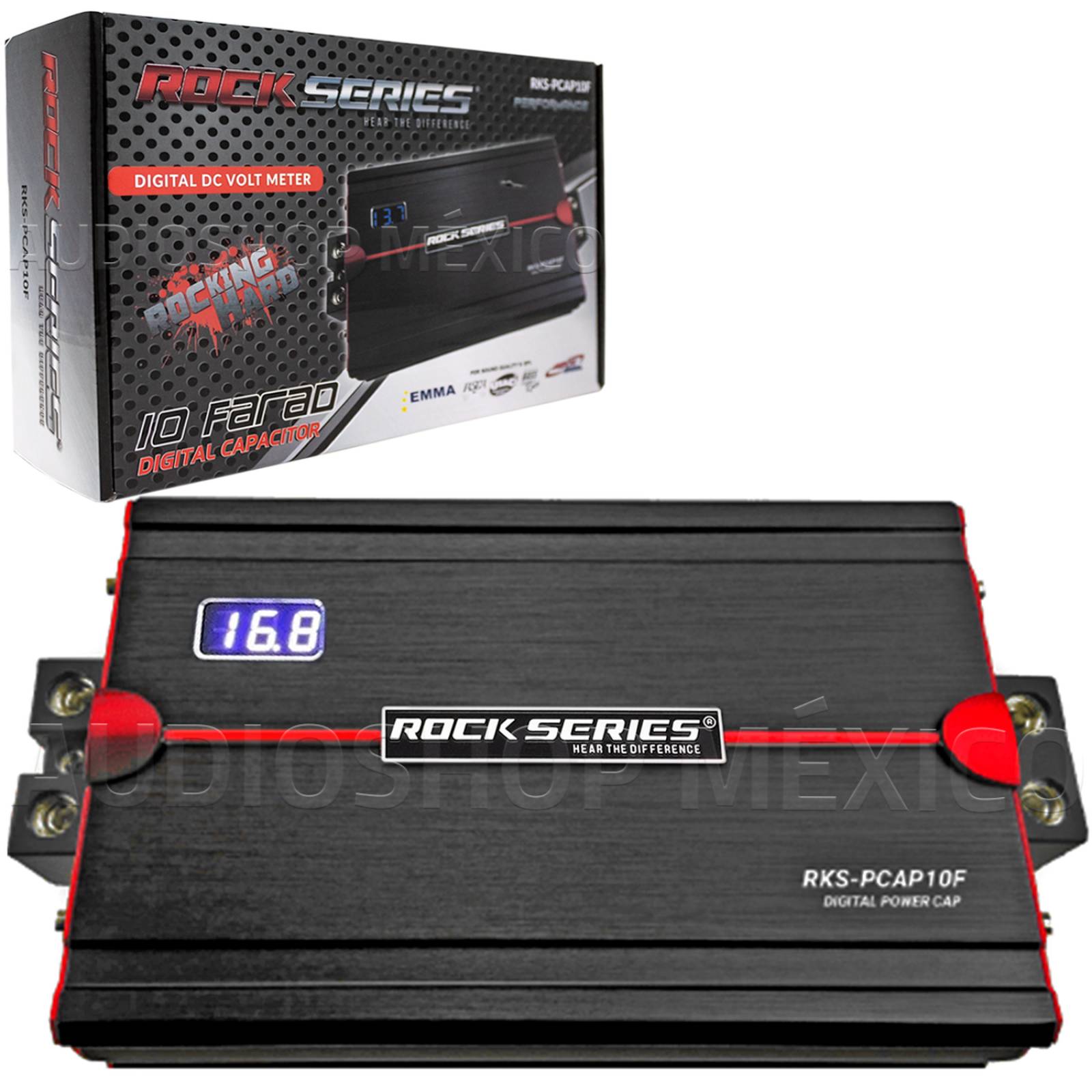 Capacitor Digital De 10 Faradios Rock Series RKS-PCAP10F 