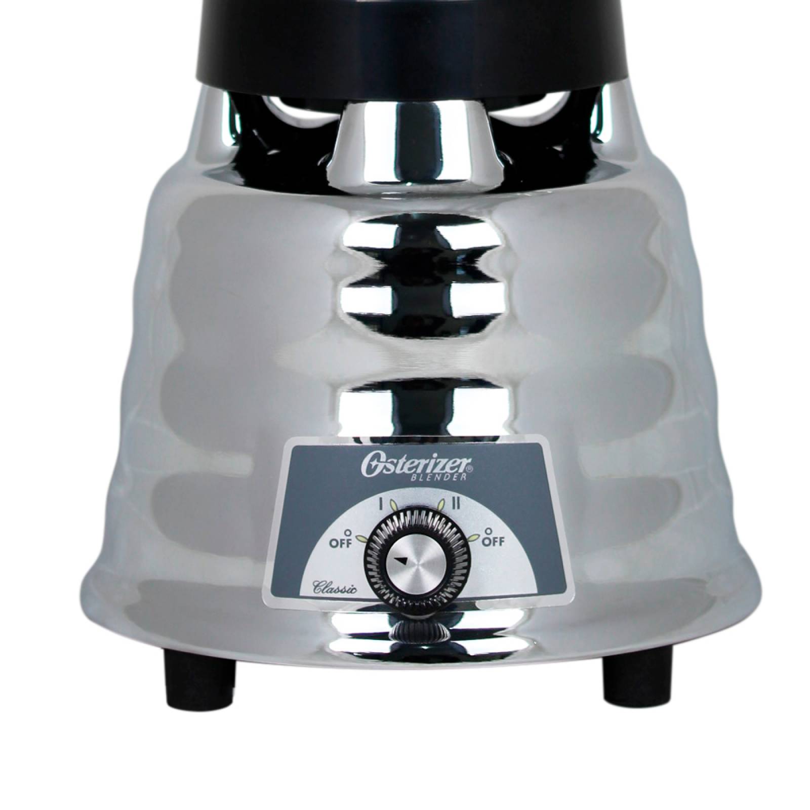 Licuadora Oster Clásica Chica Cromada 2v Vidrio 1486108