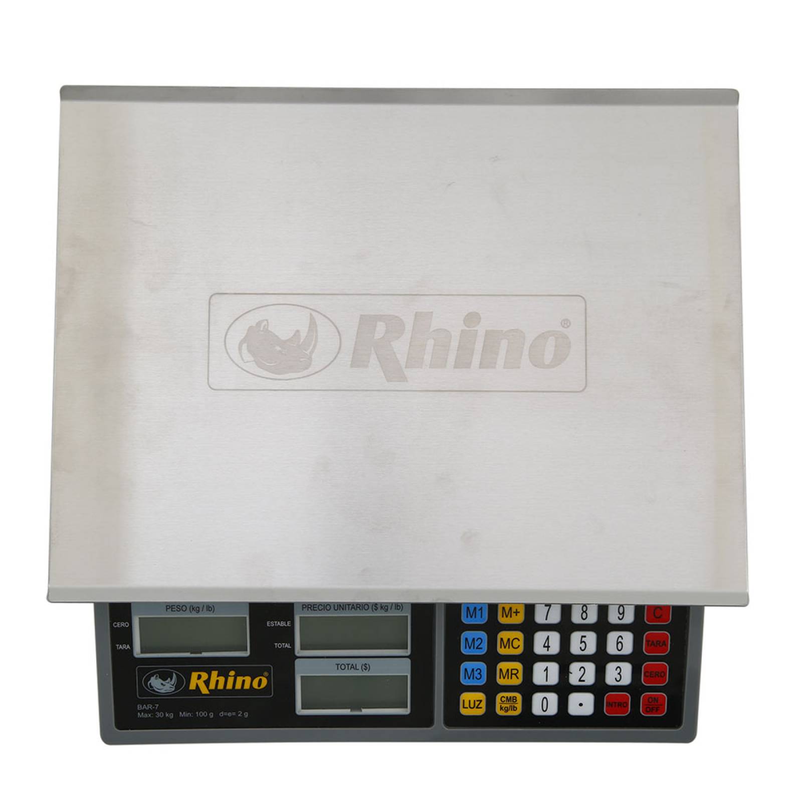 Báscula de mostrador 30 kilos Rhino