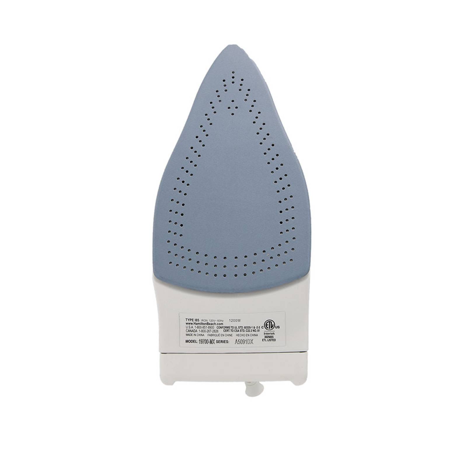 Plancha con suela Durathon Hamilton Beach