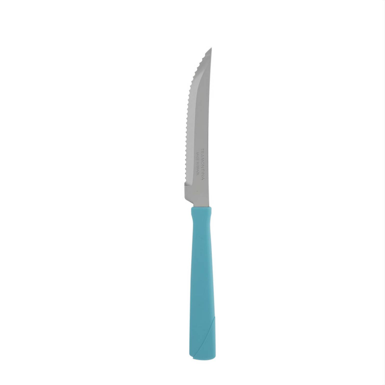 Cuchillo de asado turquesa New Kolor Tramontina