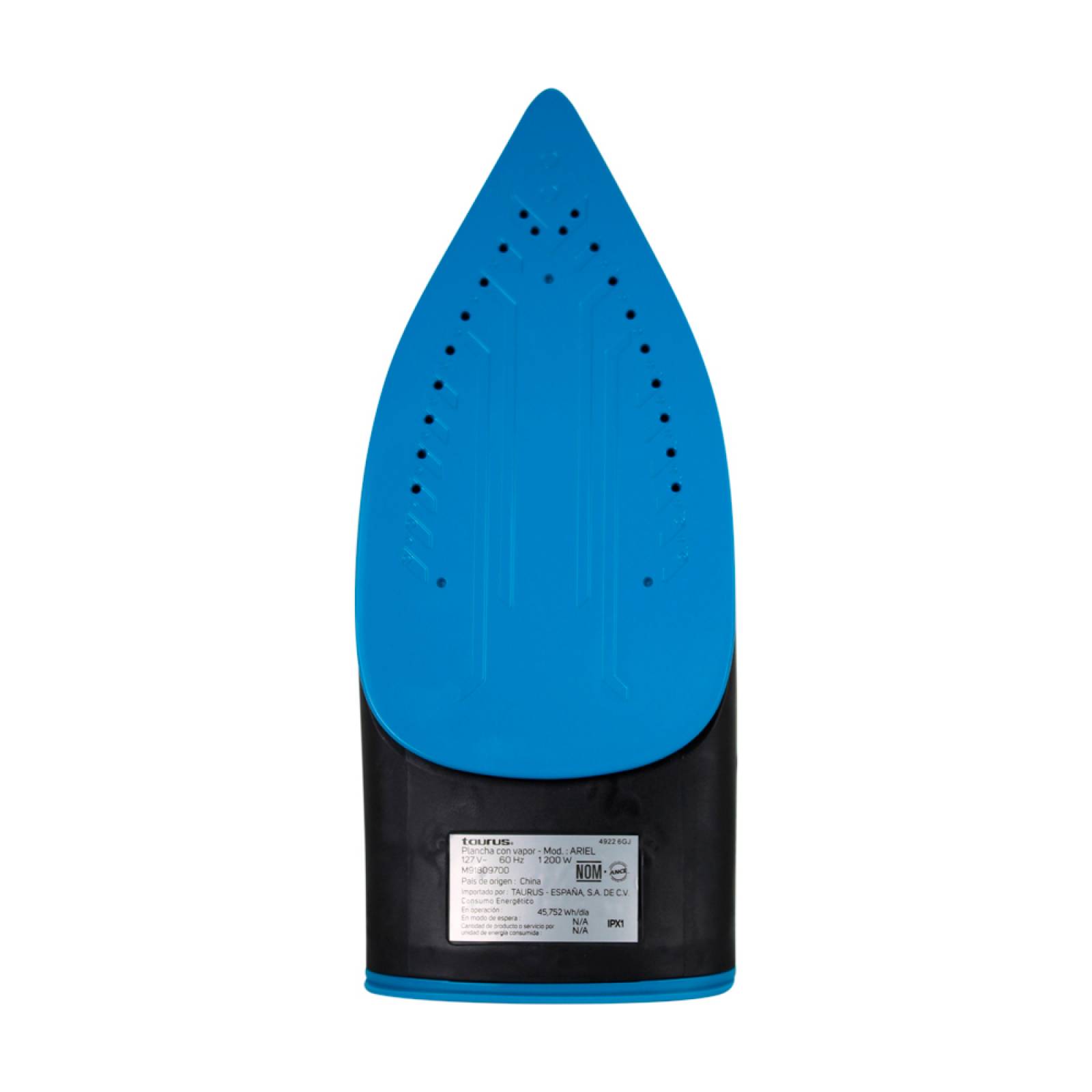 Plancha con vapor Ariel Taurus