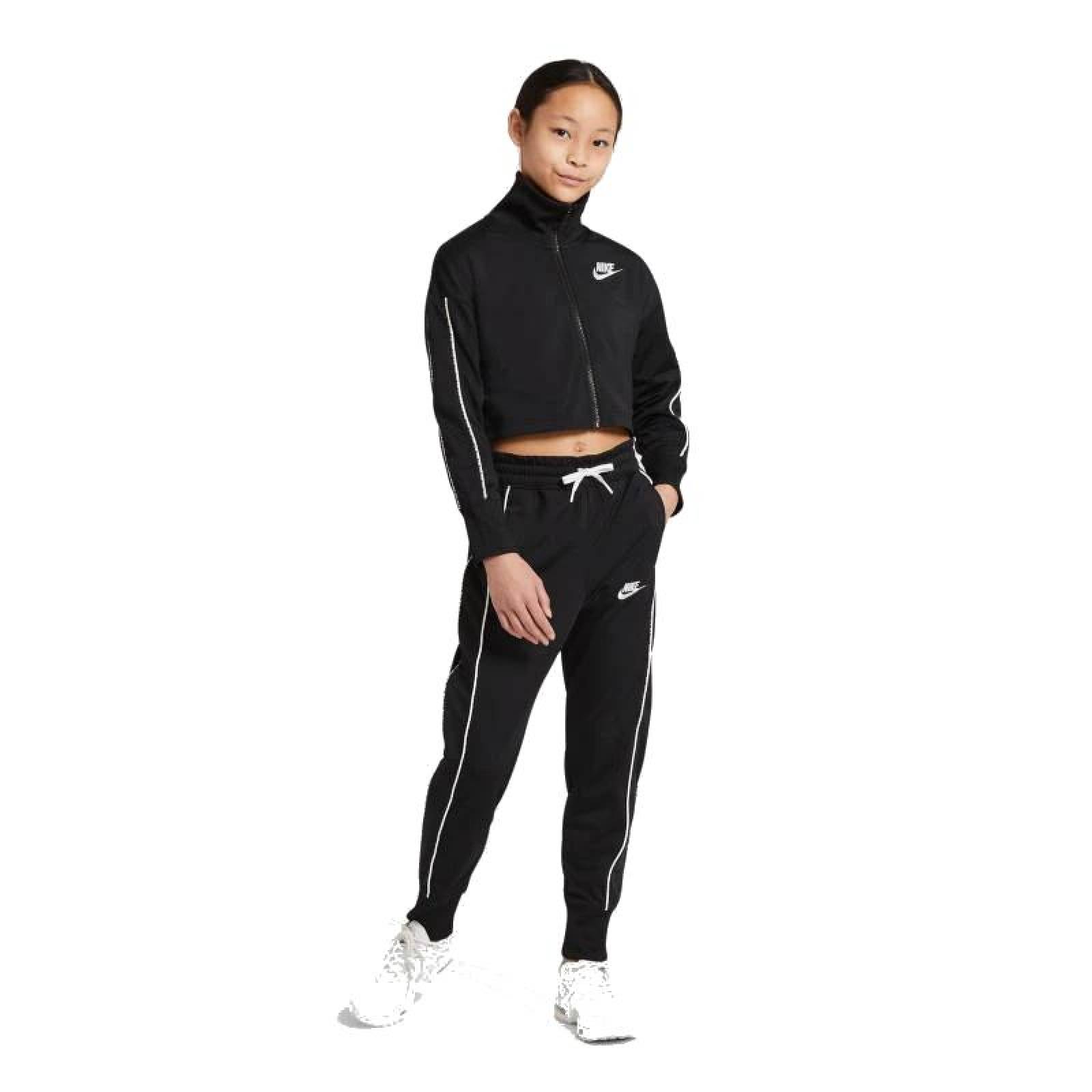 Conjunto Nike NSW HW TRK Suit para Niñas DD6302-010 