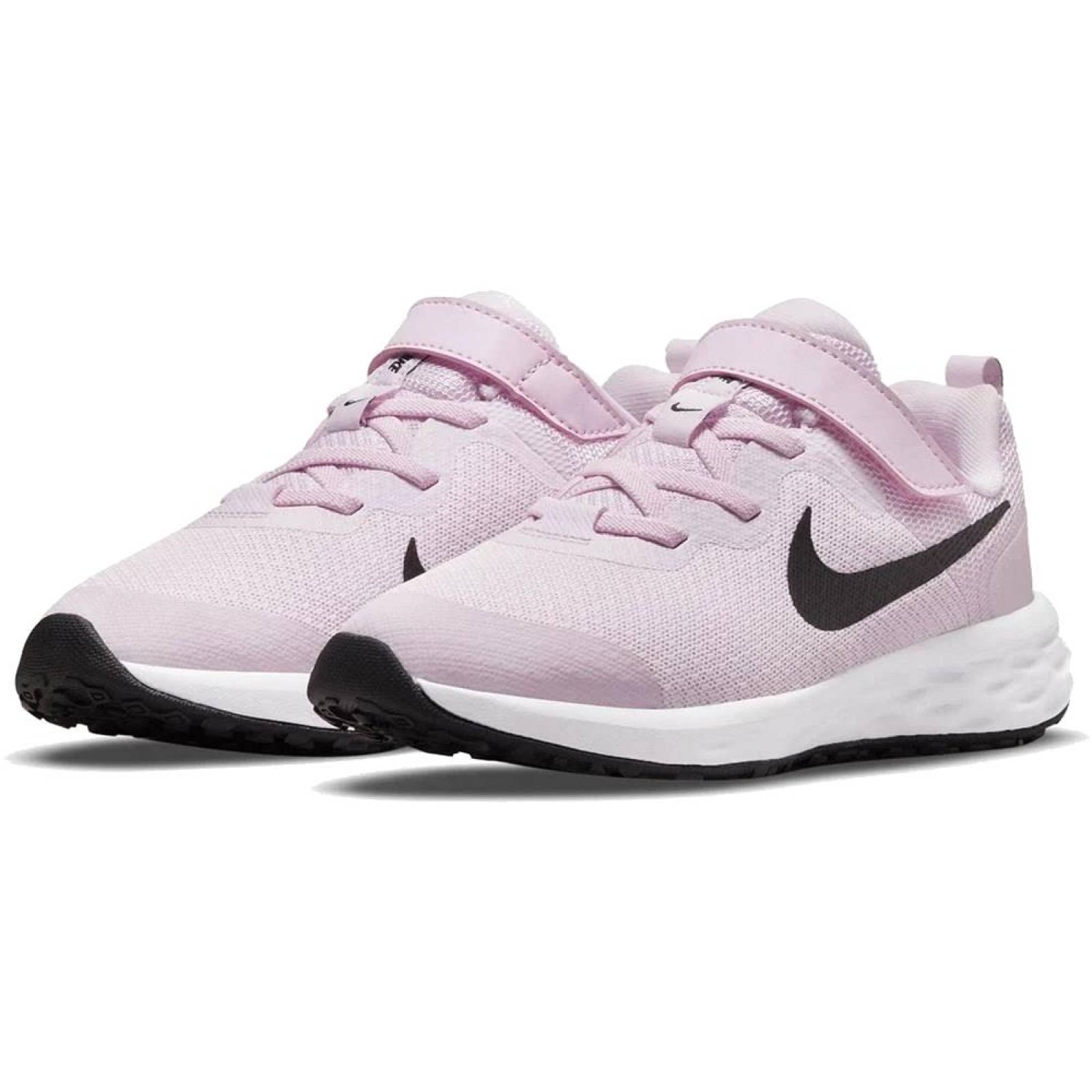 Tenis Nike Revolution 6 para Niñas 17 A 22. DD1095-608 