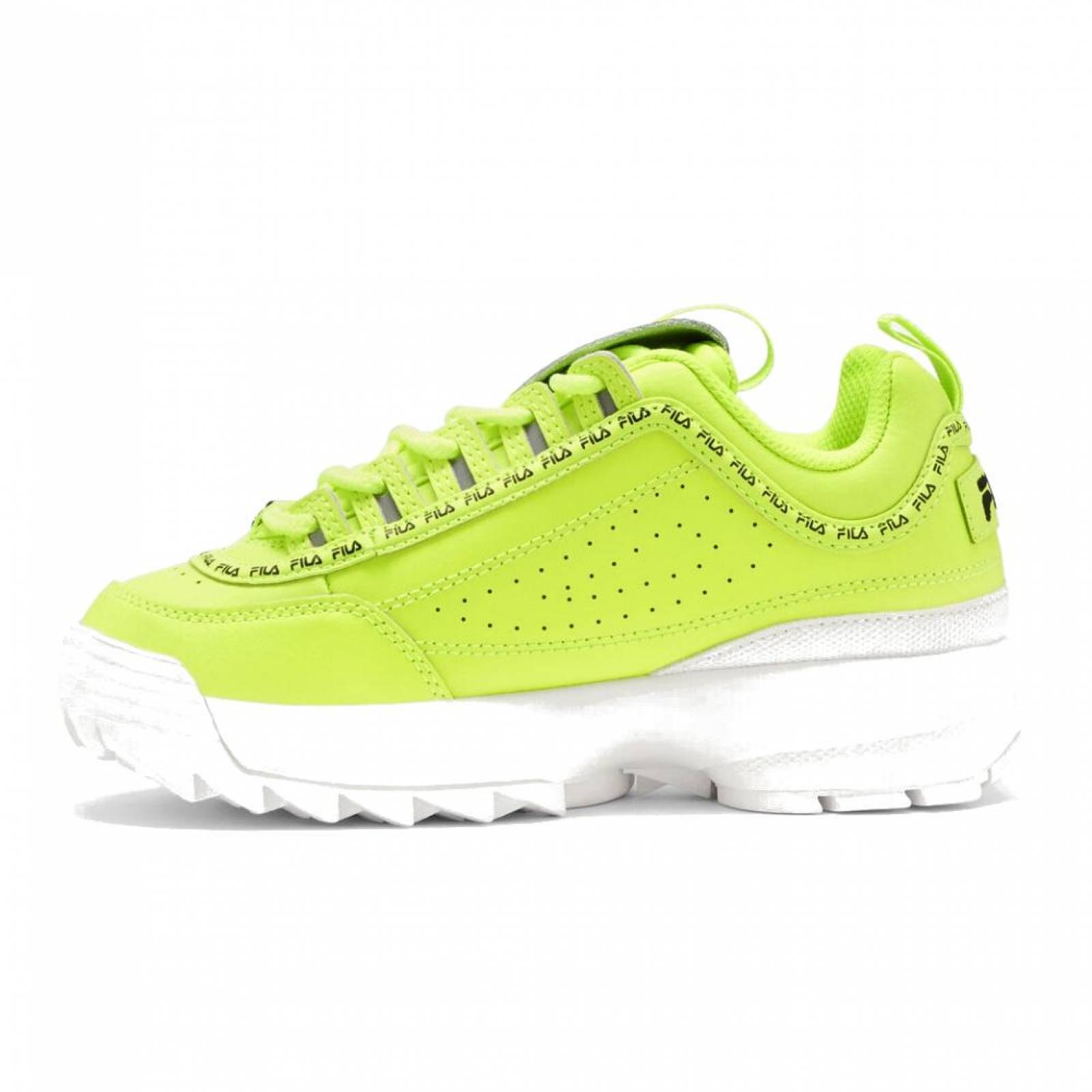 Tenis Fila Verde Neon Tênis Fila Disruptor Verde Neon 37 Tênis