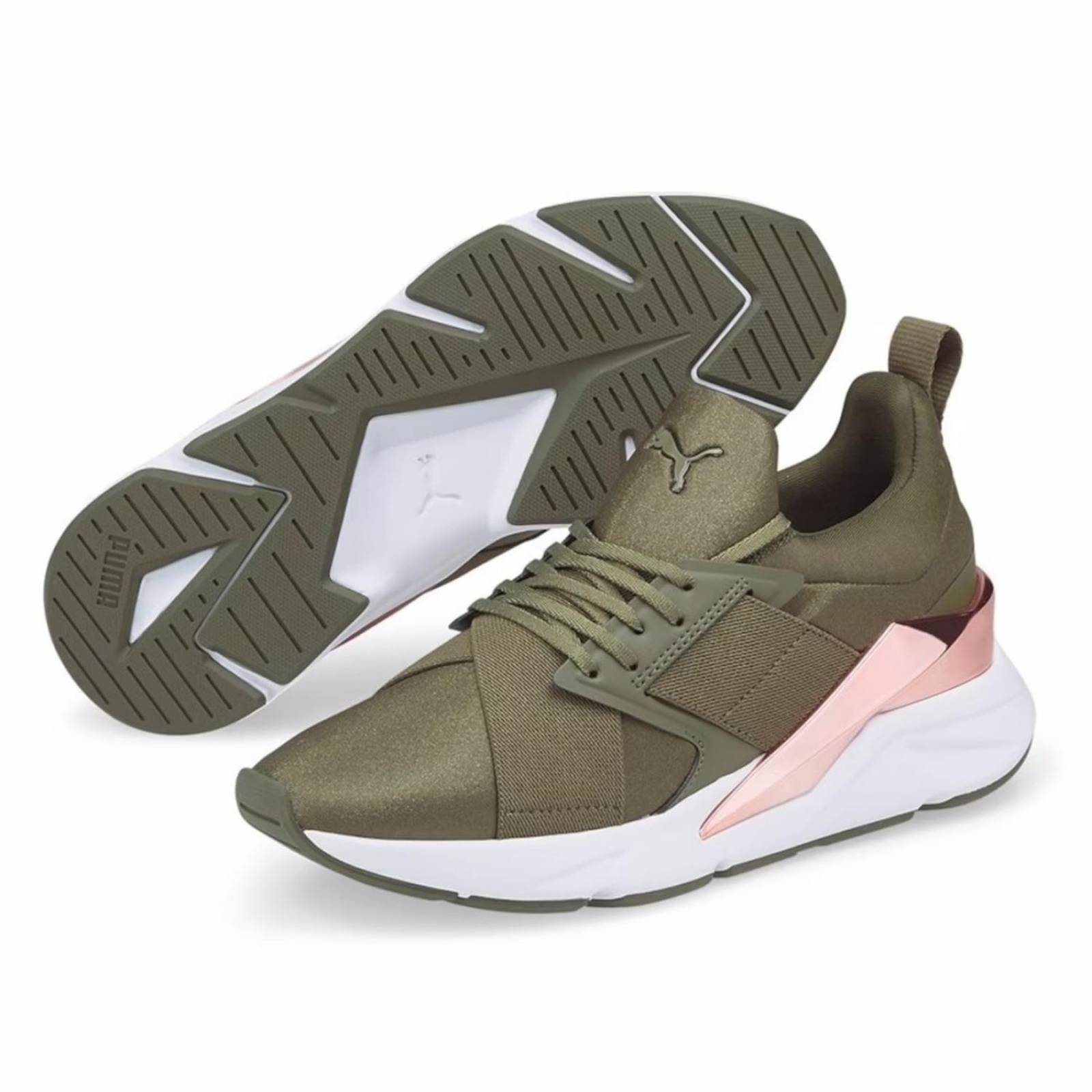 Tenis Puma Muse X5 Metal para Mujer 383954-03 