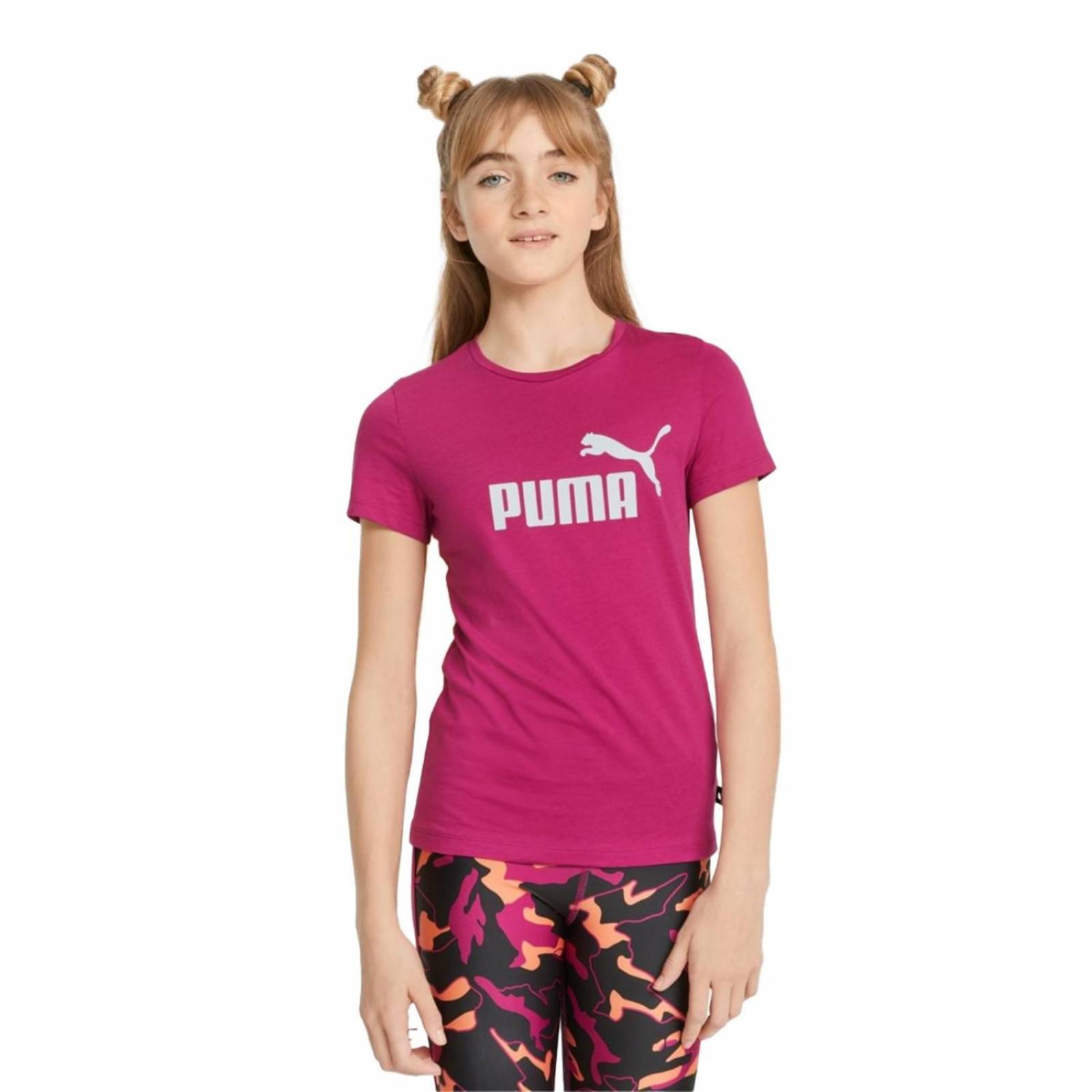 Playera Puma ESS Logo Tee para Niñas 587029-14 