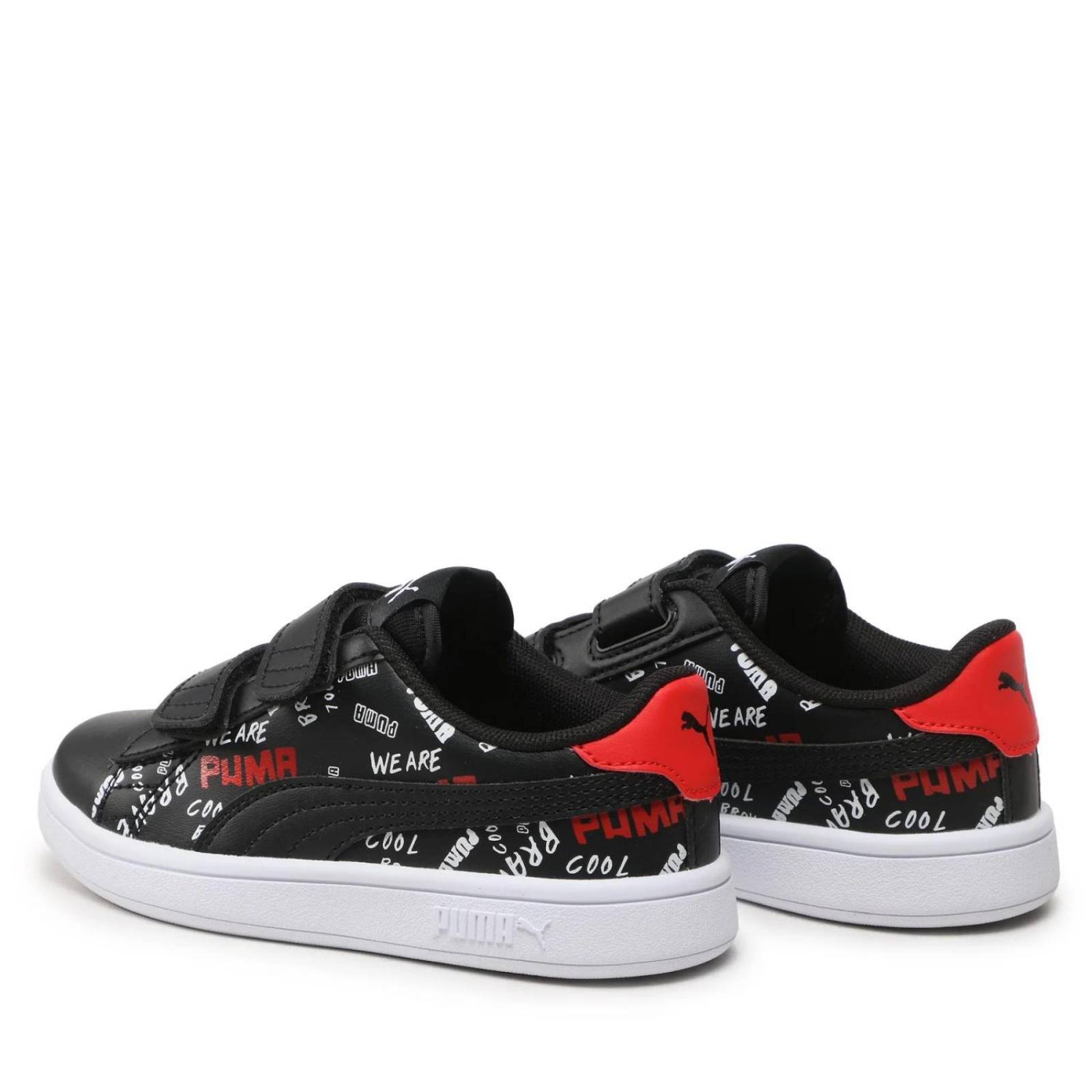 Tenis Puma Smash V2 Brand Love V PS para Niños UNISEX 389759-02 