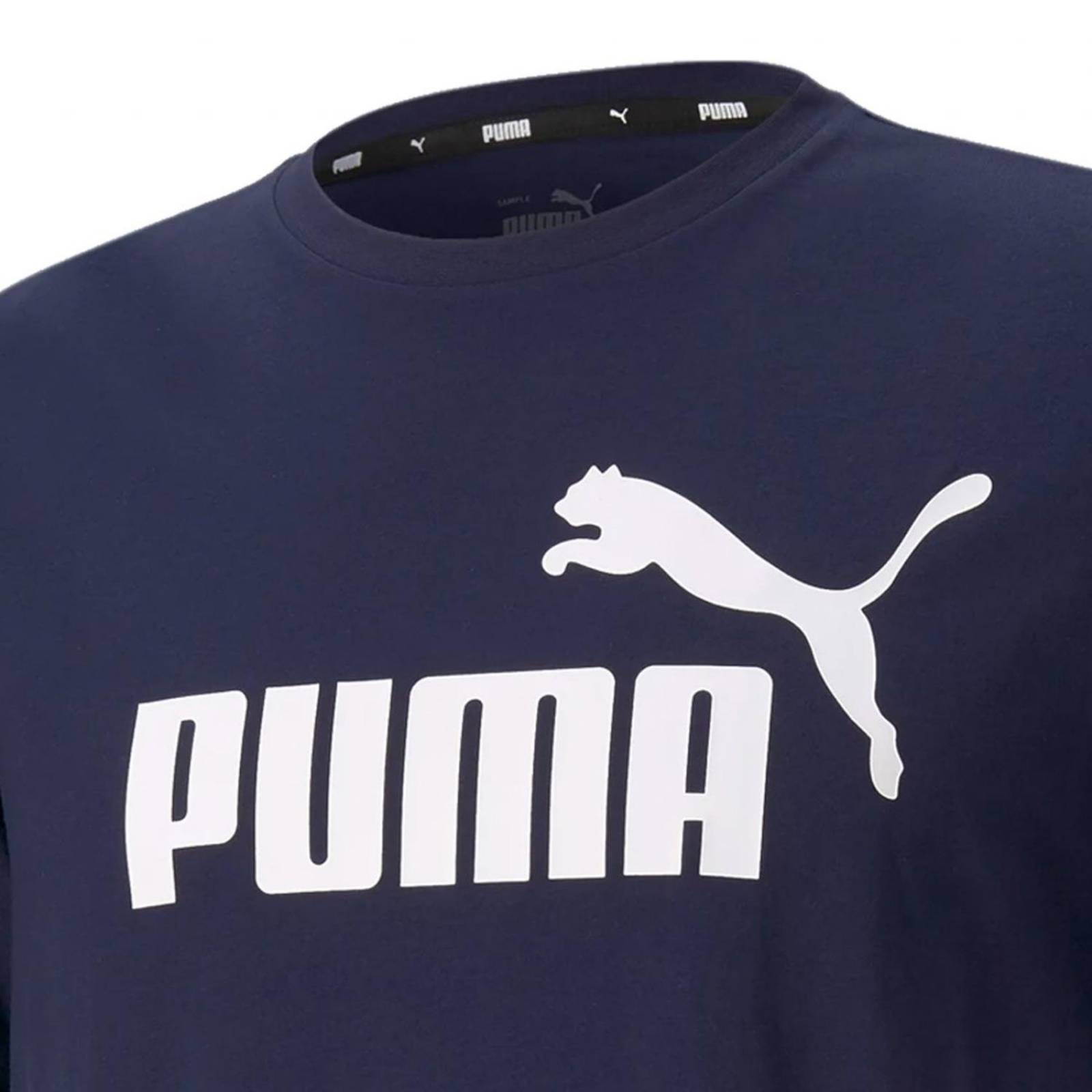 Playera Puma ESS Logo Tee para Hombre 586666-06 