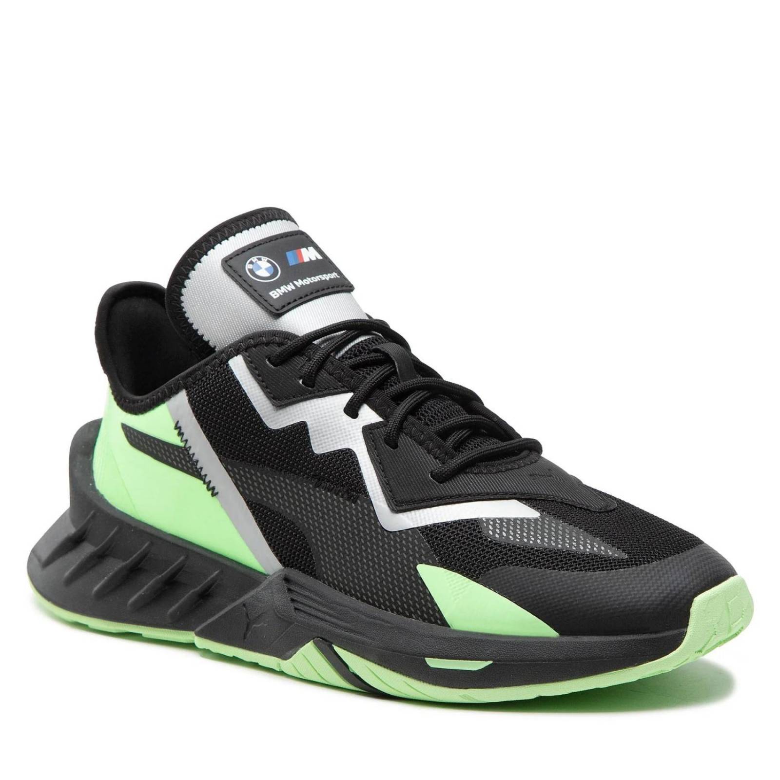 TENIS PUMA HOMBRE BMW MMS TIBURION NEGRO AZUL ROJO