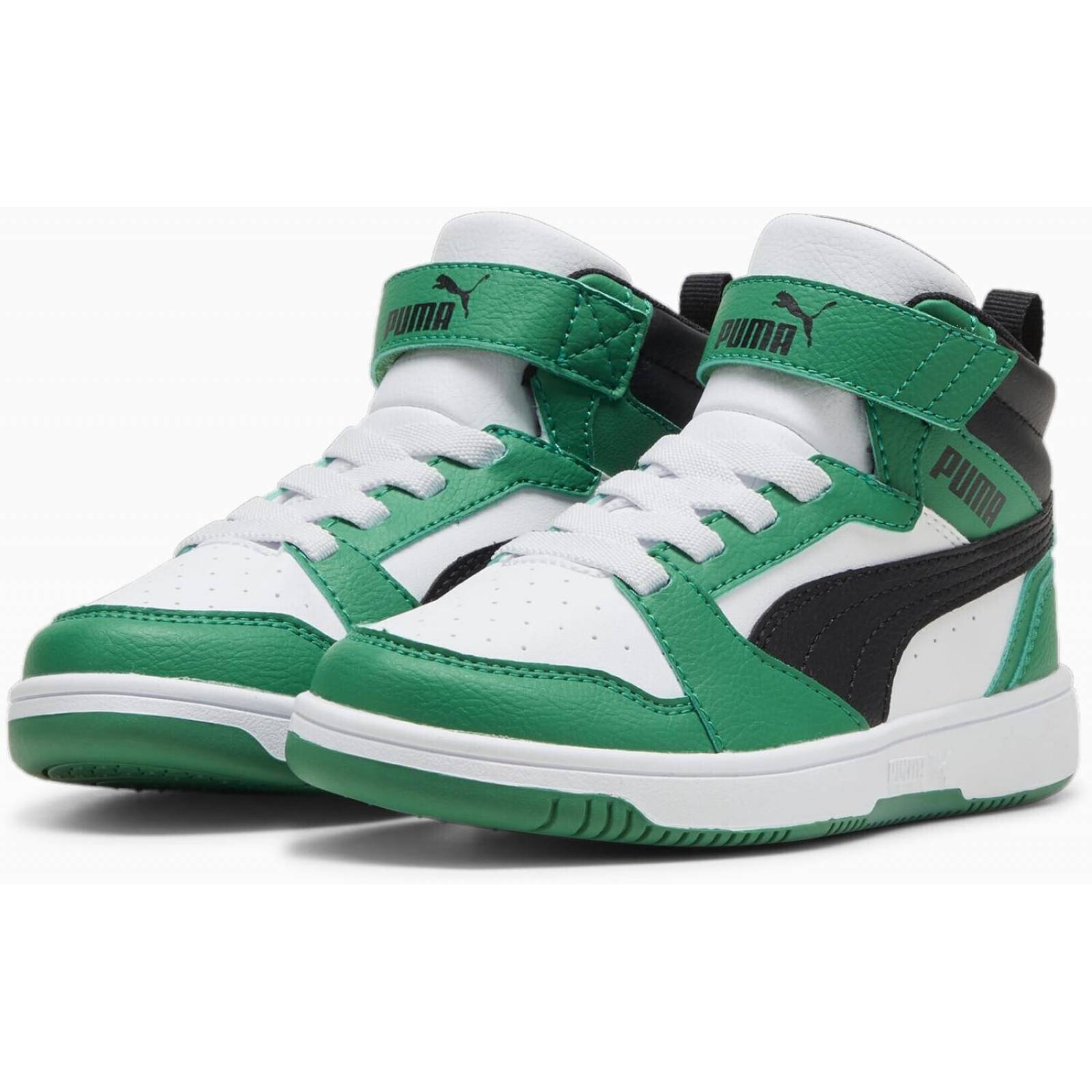 Tenis Puma Rebound V6 MID PS para Niños 17 A 21.5 