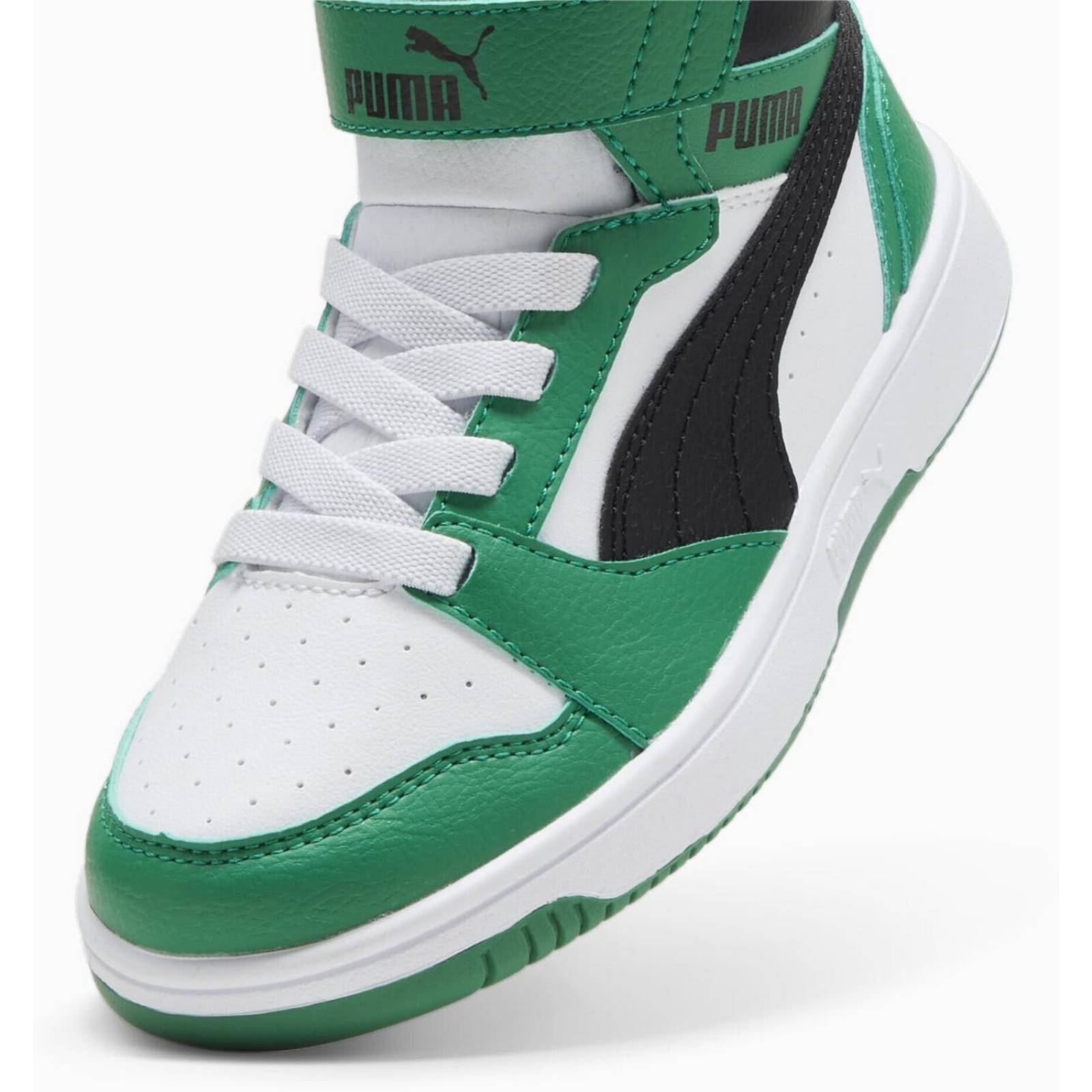 Tenis Puma Rebound V6 MID PS para Niños 17 A 21.5 