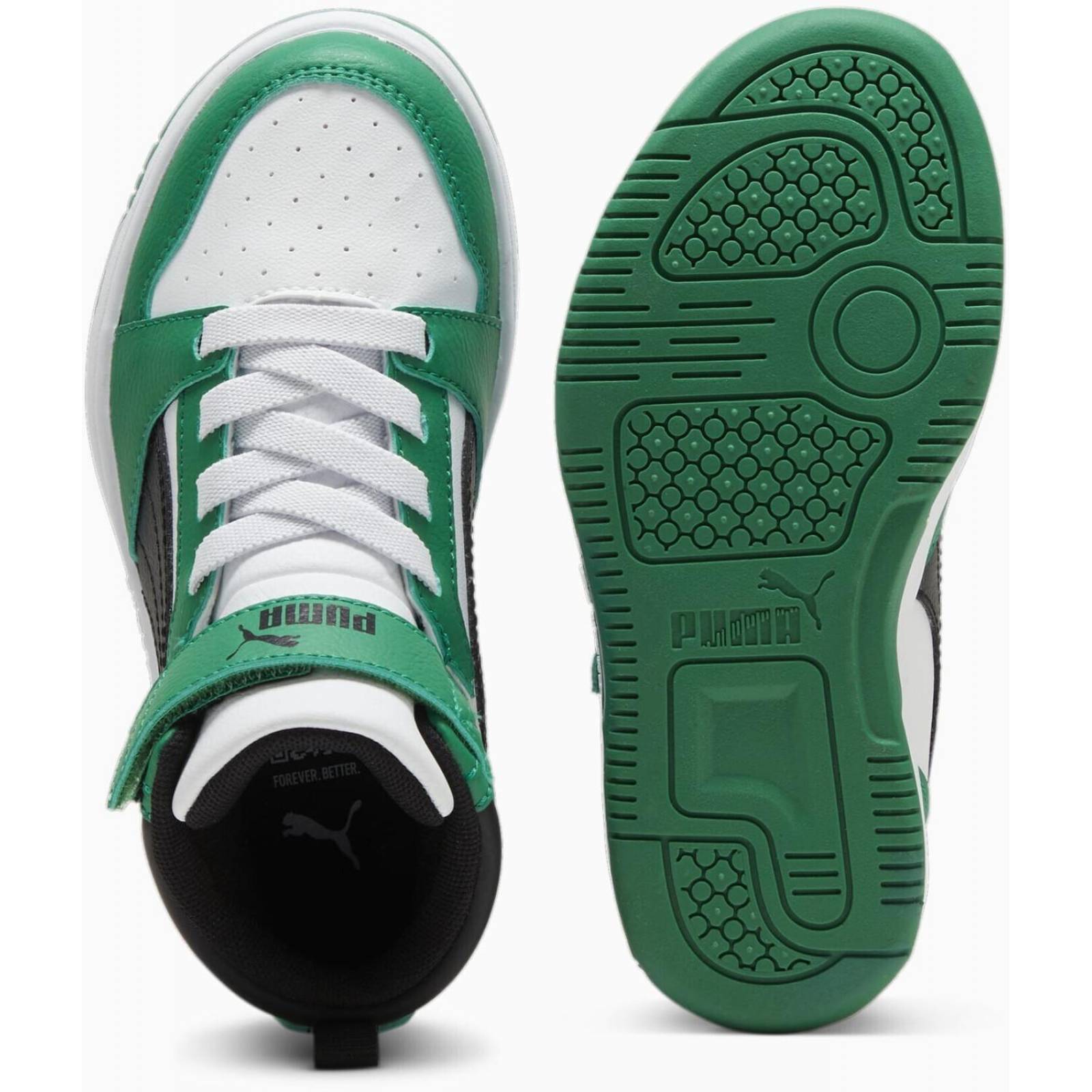 Tenis Puma Rebound V6 MID PS para Niños 17 A 21.5 