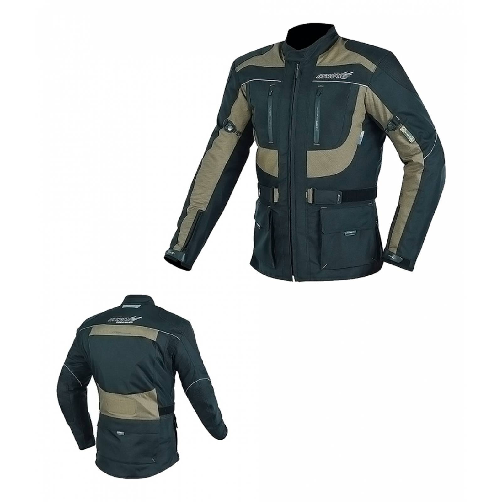 Chamarra Para Motociclista Con Protecciones Atrox Ce 2223