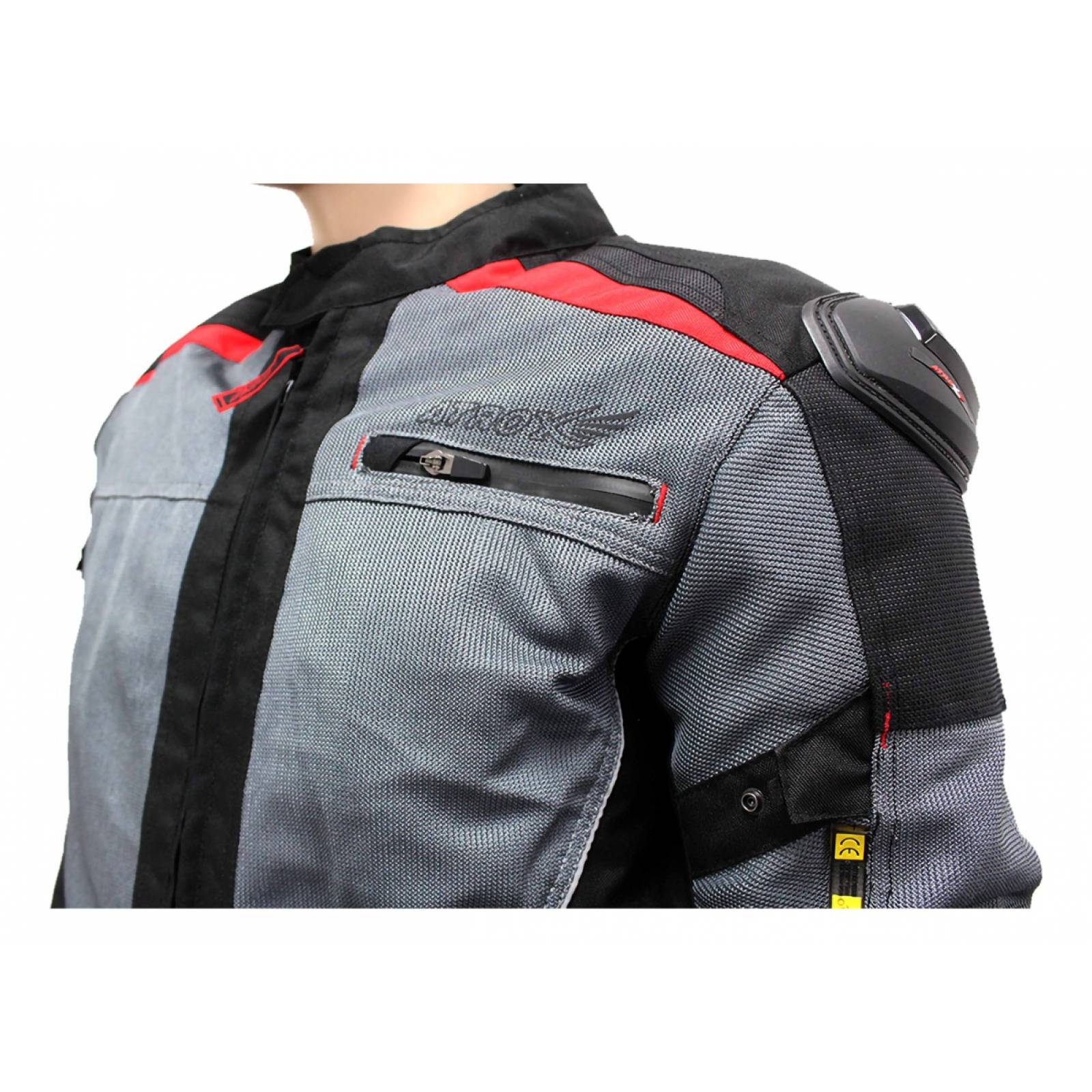 Chamarra Para Motociclista Con Protecciones Atrox Ce 2307