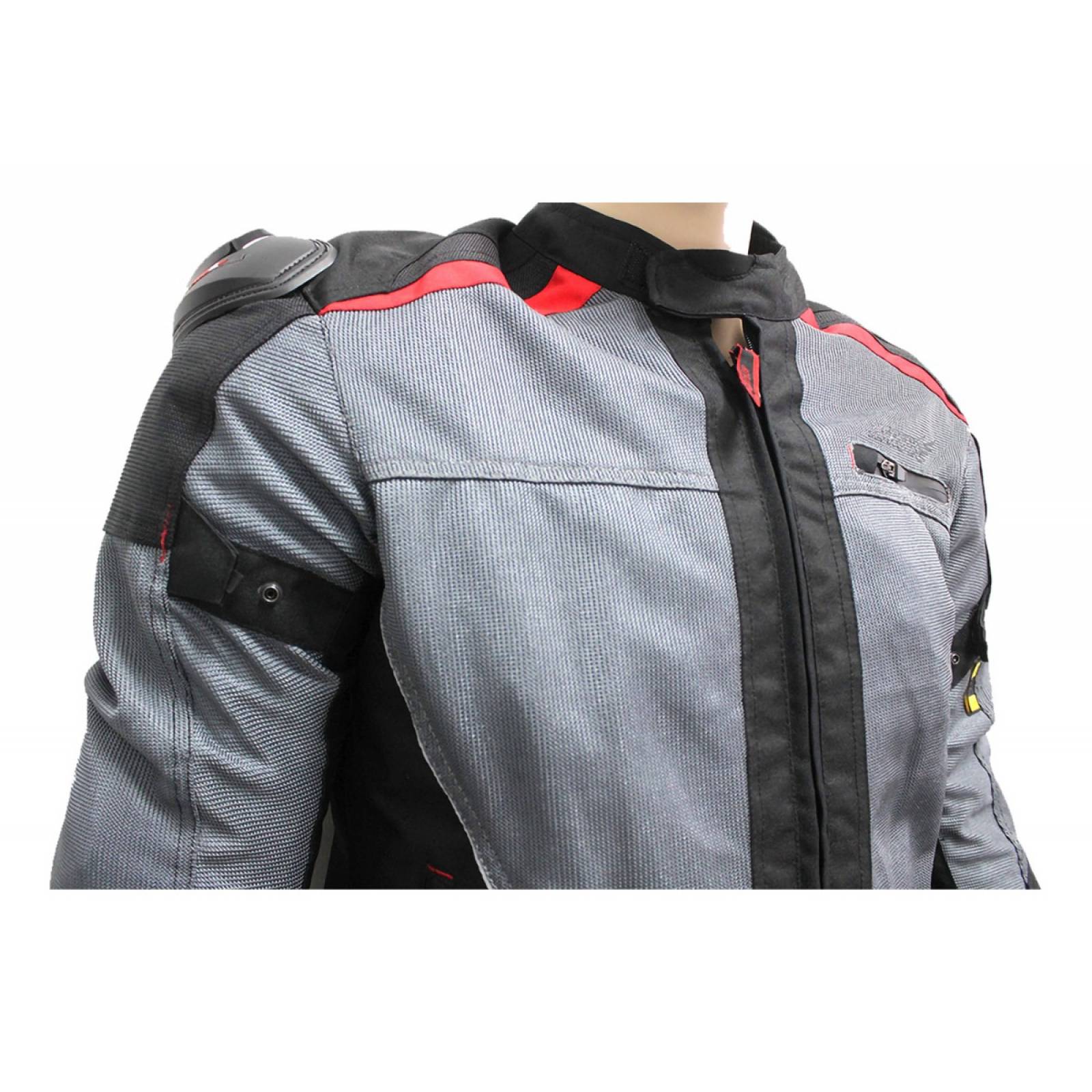 Chamarra Para Motociclista Con Protecciones Atrox Ce 2307