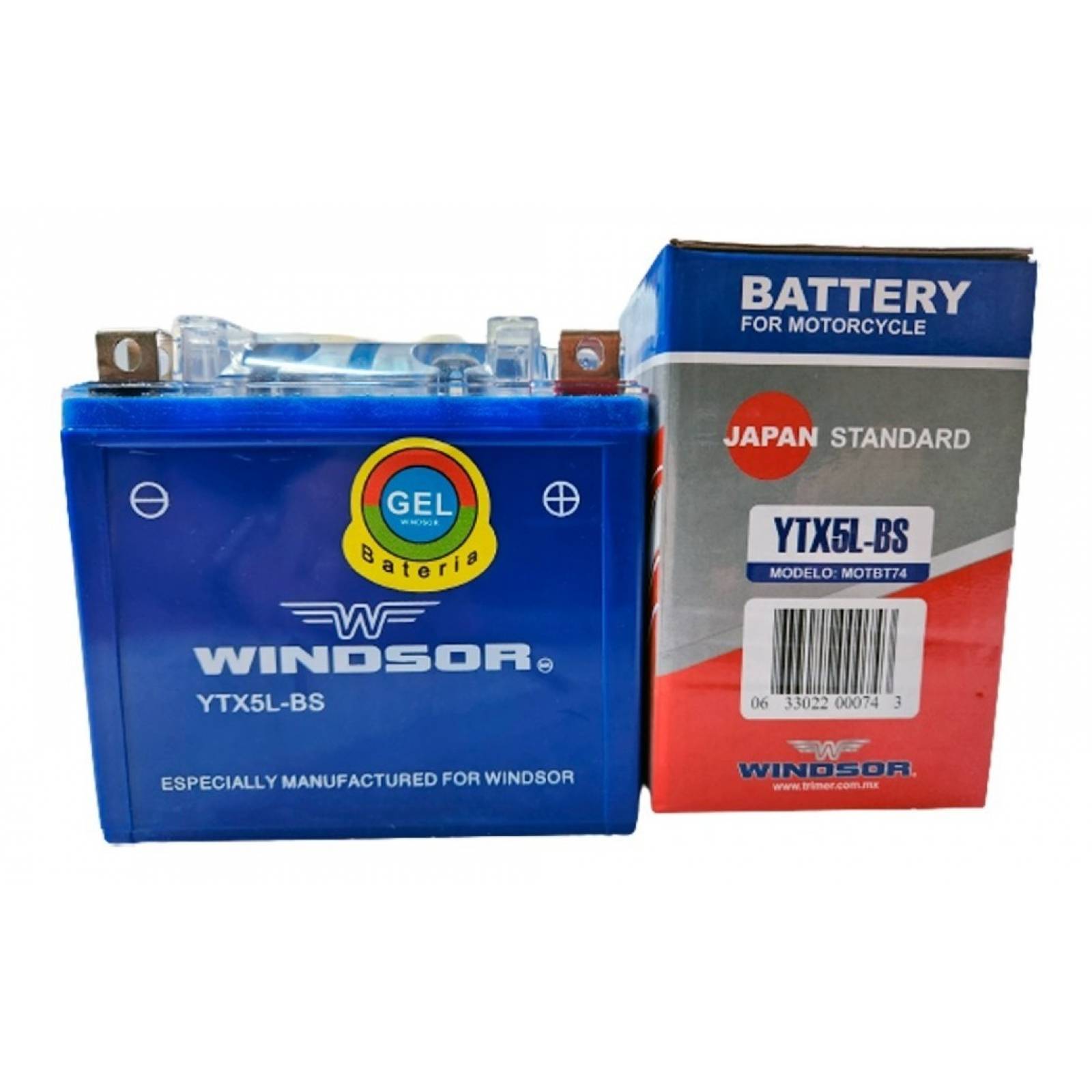 Bateria De Gel Para Moto Ytx5l bs Libre De Mantenimiento
