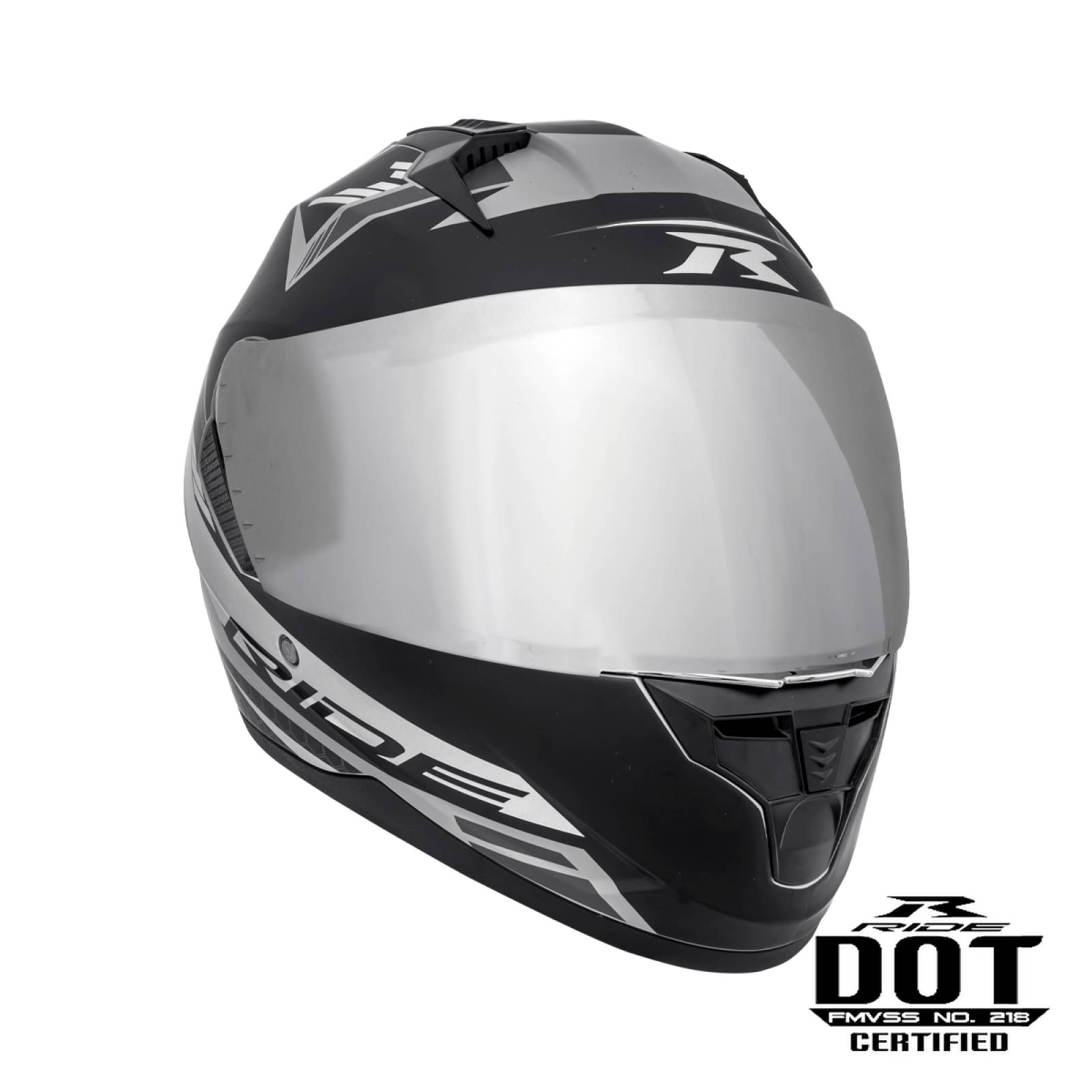 CASCO RIDE INTEGRAL TRACK HR TAURUS NEGRO GRIS
