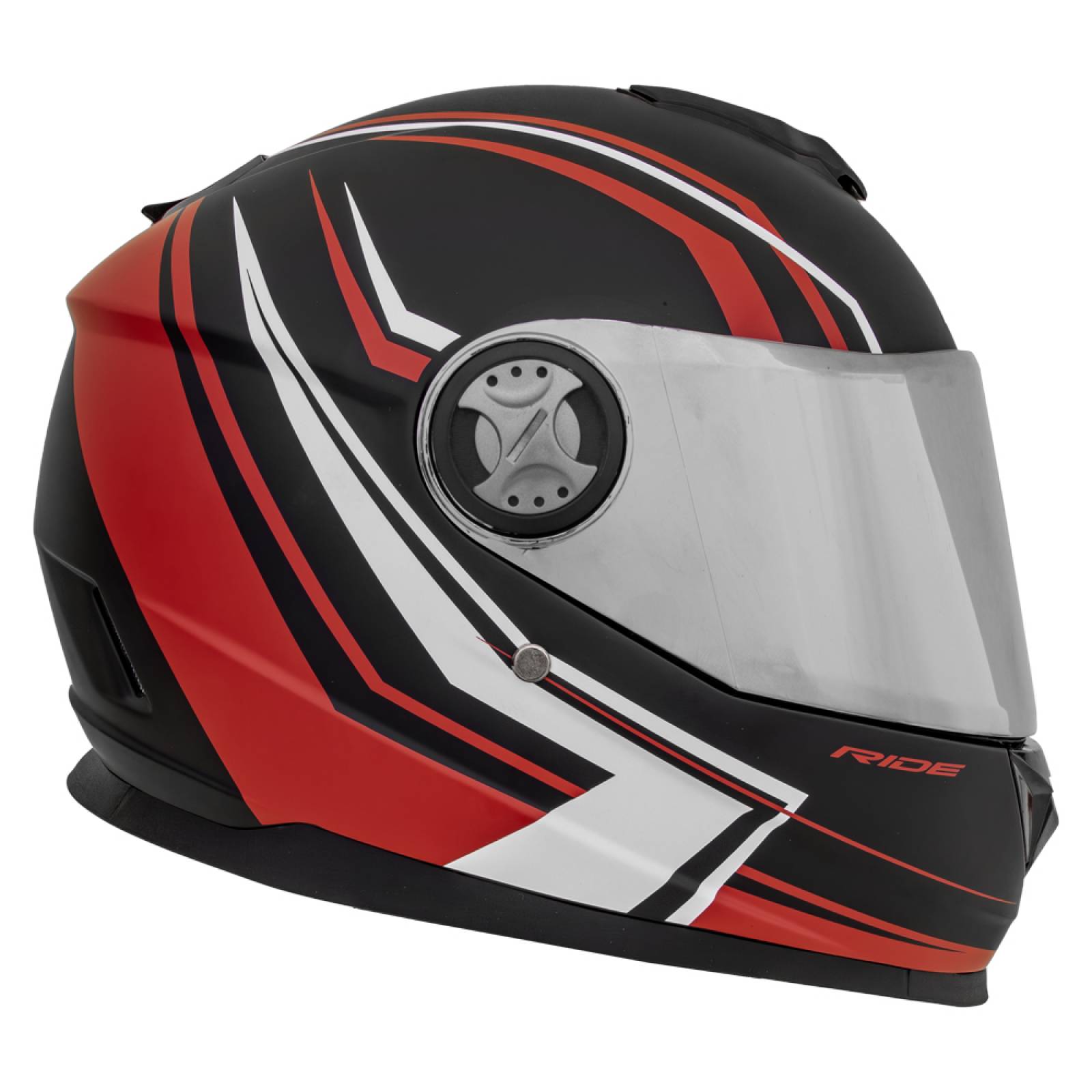 CASCO RIDE INTEGRAL TRACK NEGRO ROJO