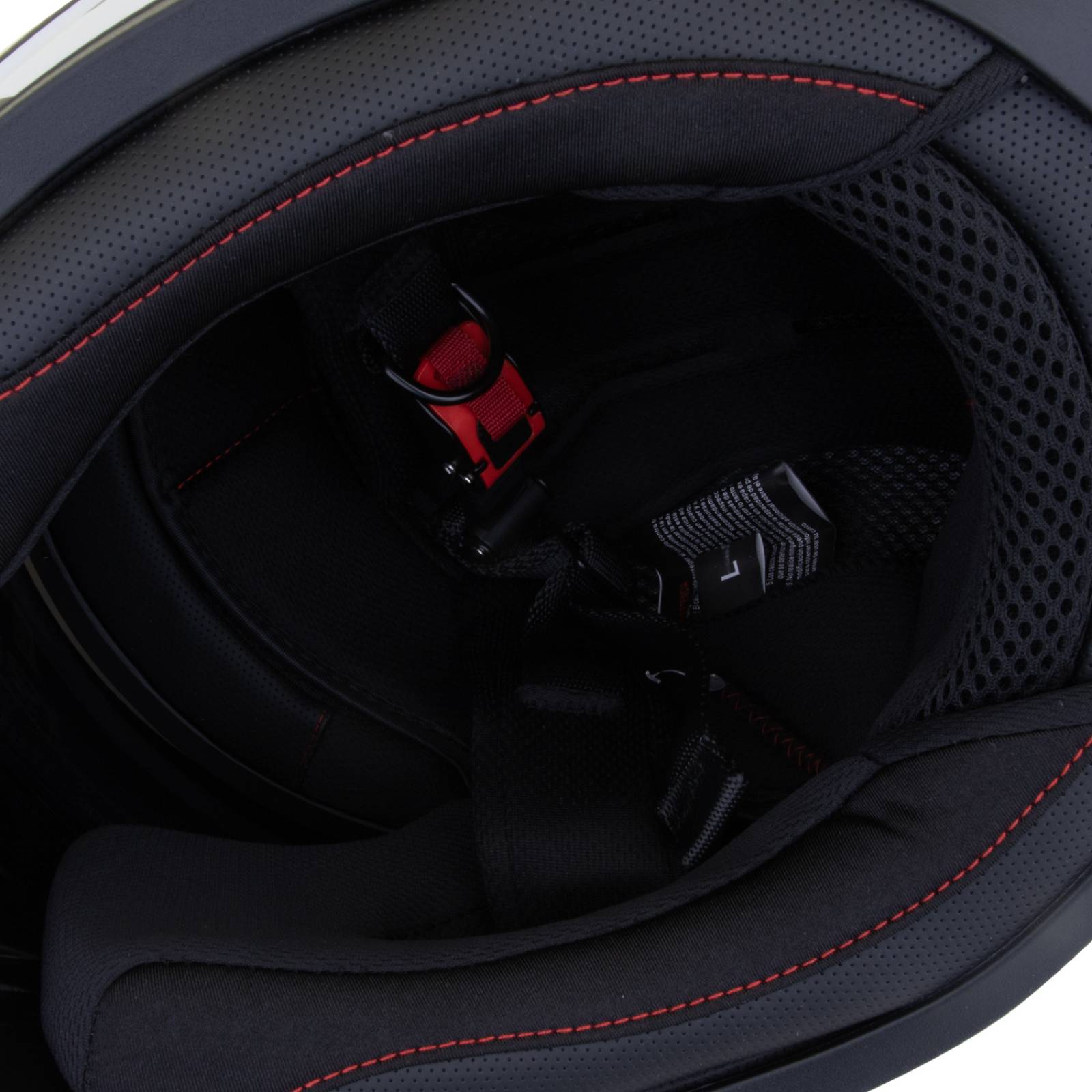CASCO RIDE INTEGRAL TRACK NEGRO ROJO