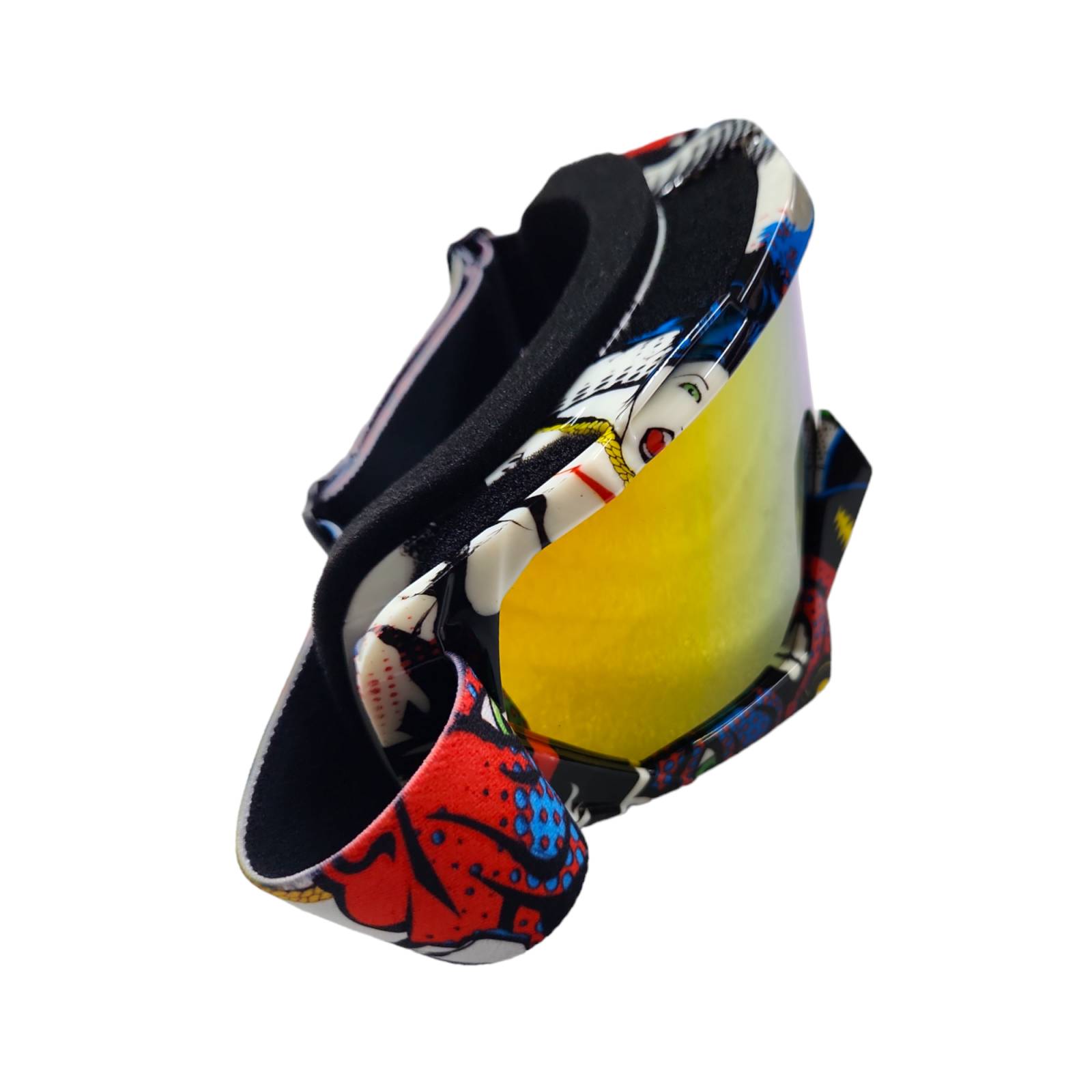 Goggles Motocross Lentes Moto Para Bikers Dorado A