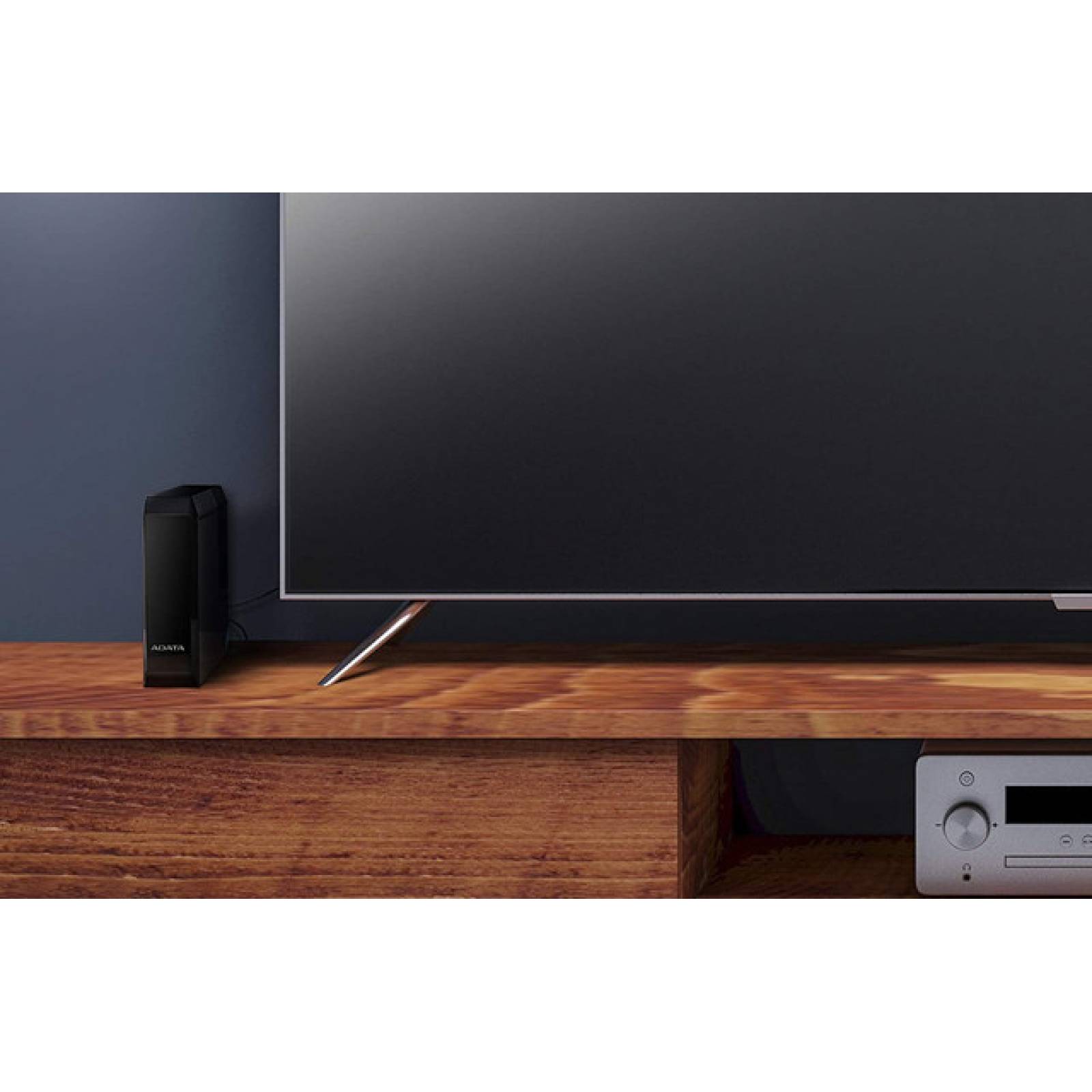 DISCO DURO EXTERNO ADATA HM800 4TB, Usb 3.2, 3.5 Pulgadas, Negro (AHM800-4TU32G1-CUSBK)