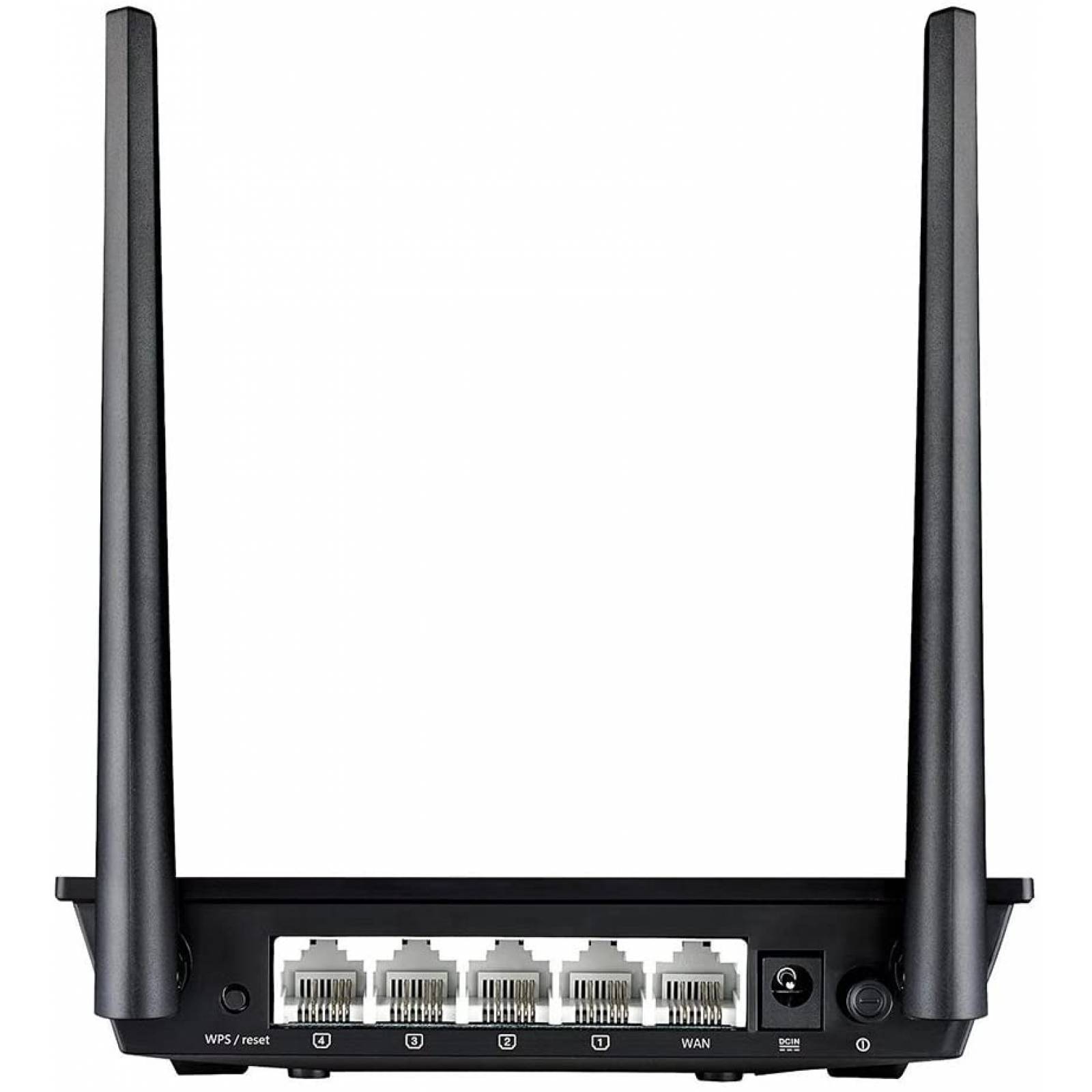 Ruteador Inalámbrico 300Mbps ASUS RT-N300, 4 puertos RJ45 10,100 Mbit/s, 2 Antenas 5 Dbi, Soporta IPv6, (RT-N300 B1)